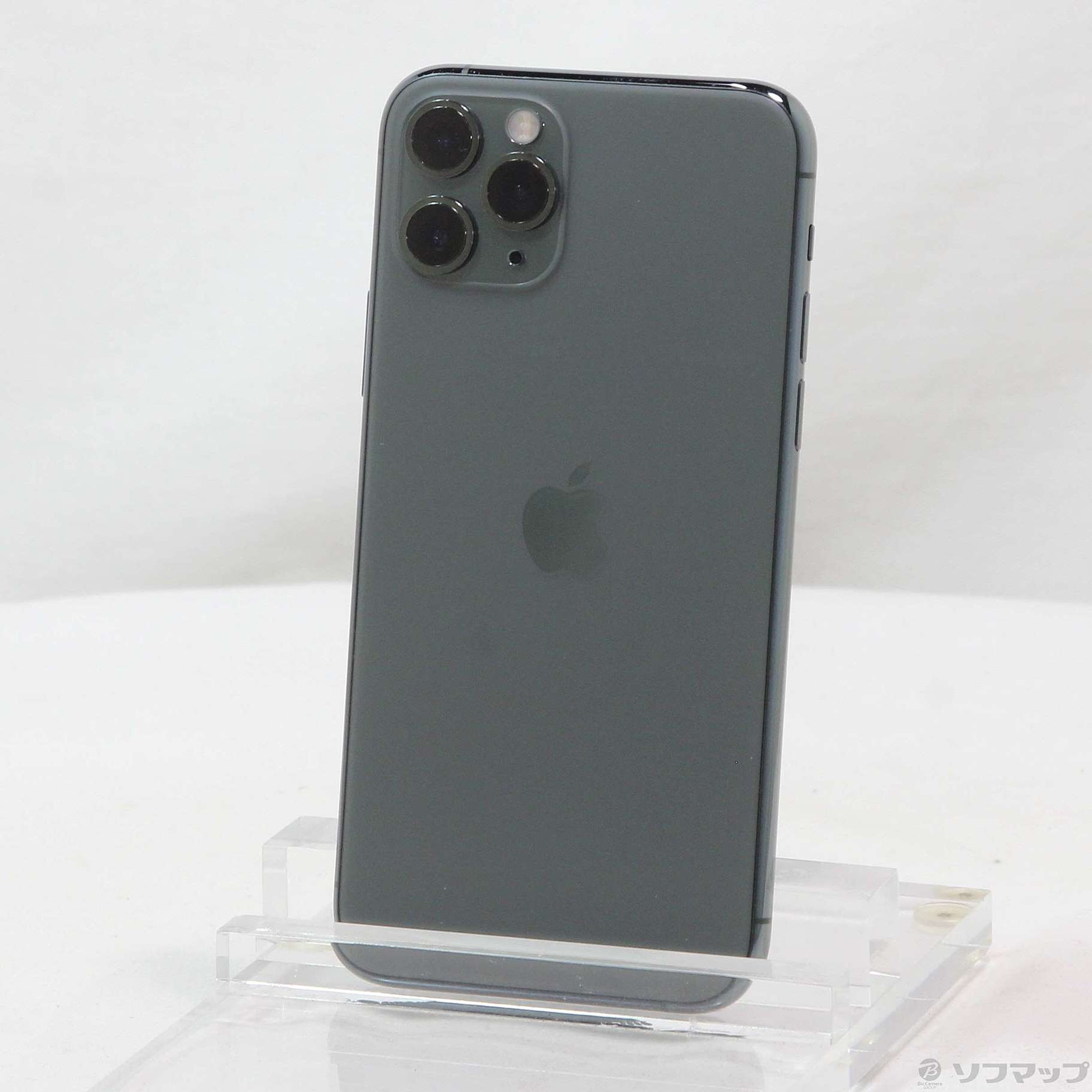 中古】iPhone11 Pro 256GB ミッドナイトグリーン MWCC2J／A SIMフリー