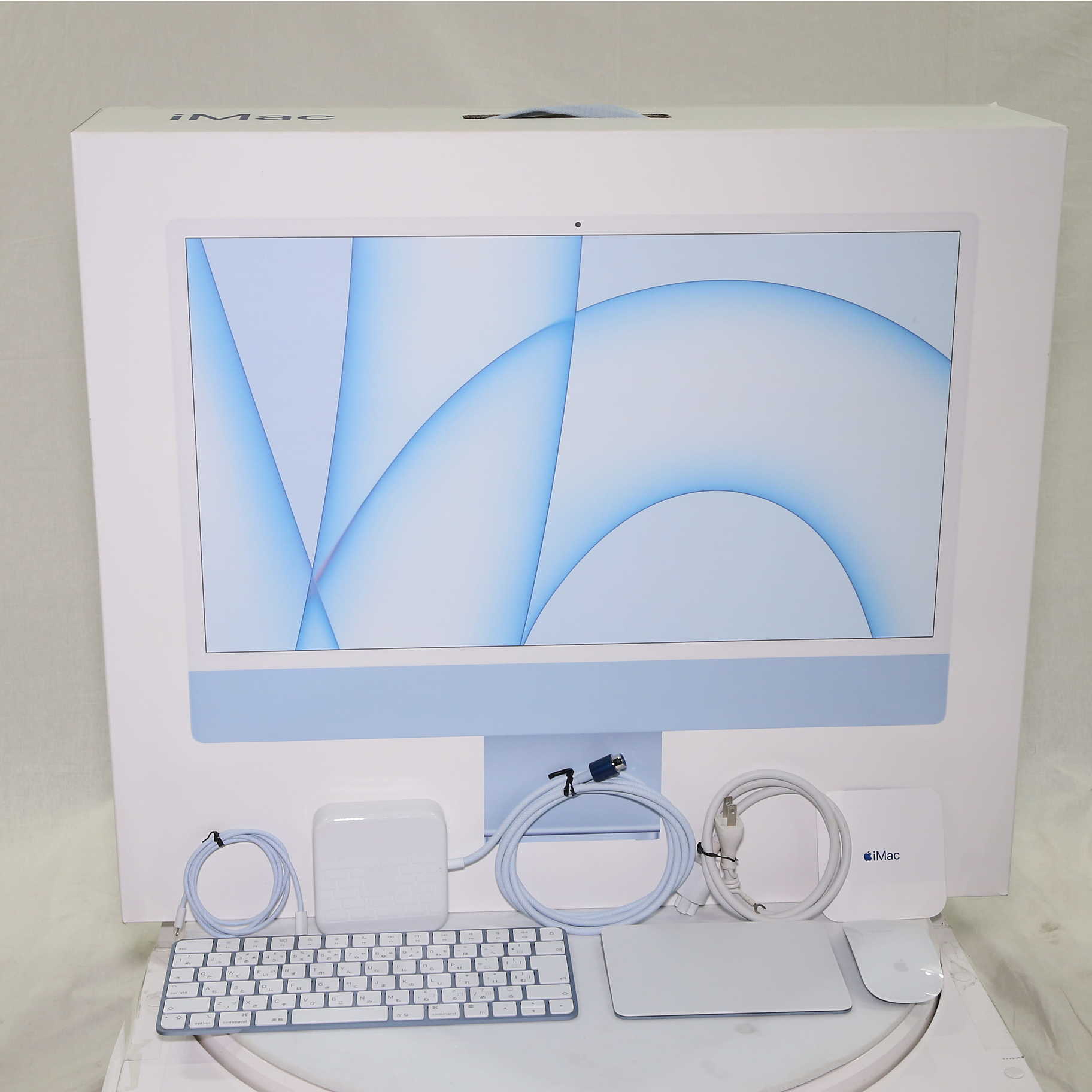 中古】iMac 24-inch Mid 2021 MJV93J／A Apple M1 8コアCPU_7コアGPU 