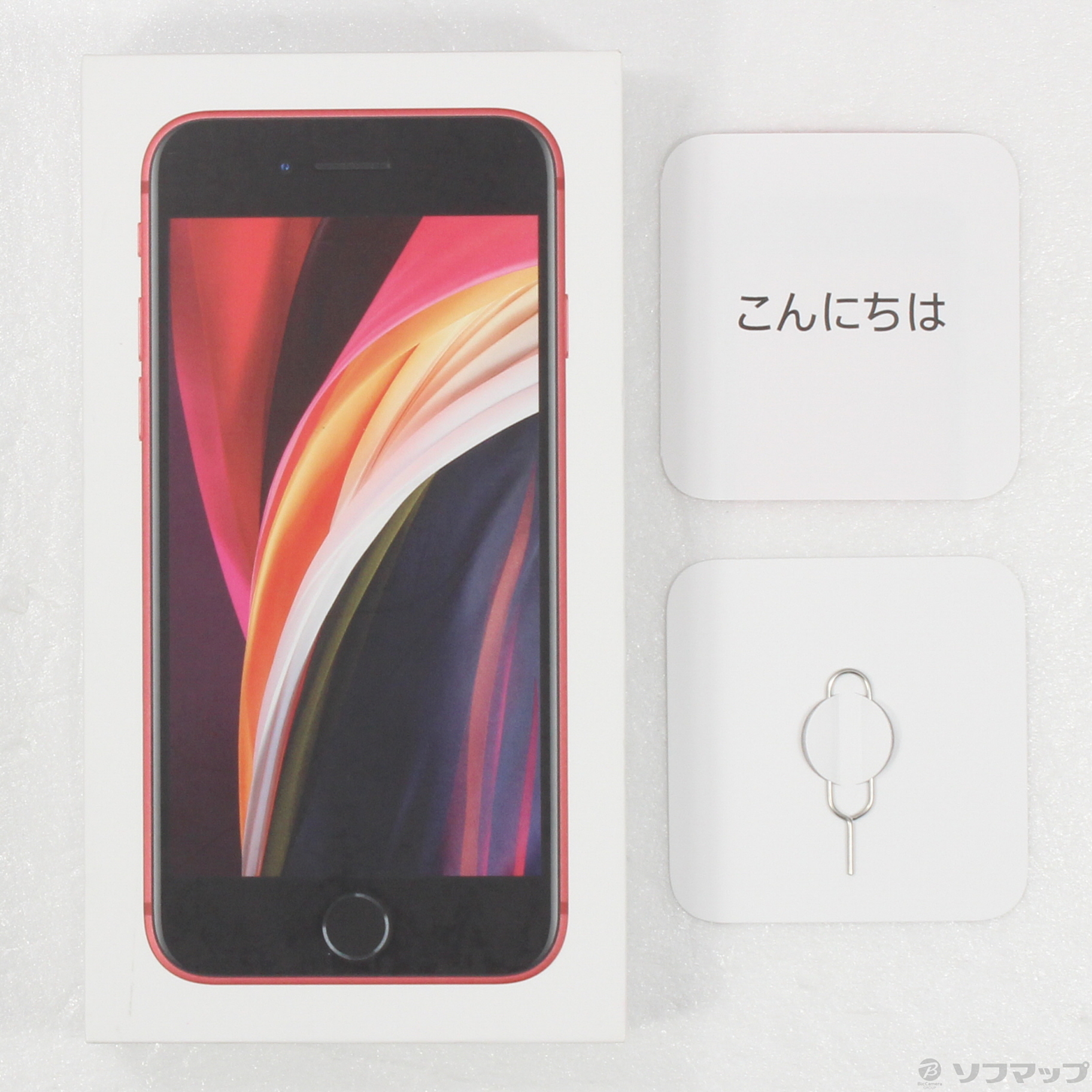 中古】iPhone SE 第2世代 64GB プロダクトレッド MHGR3J／A SIMフリー