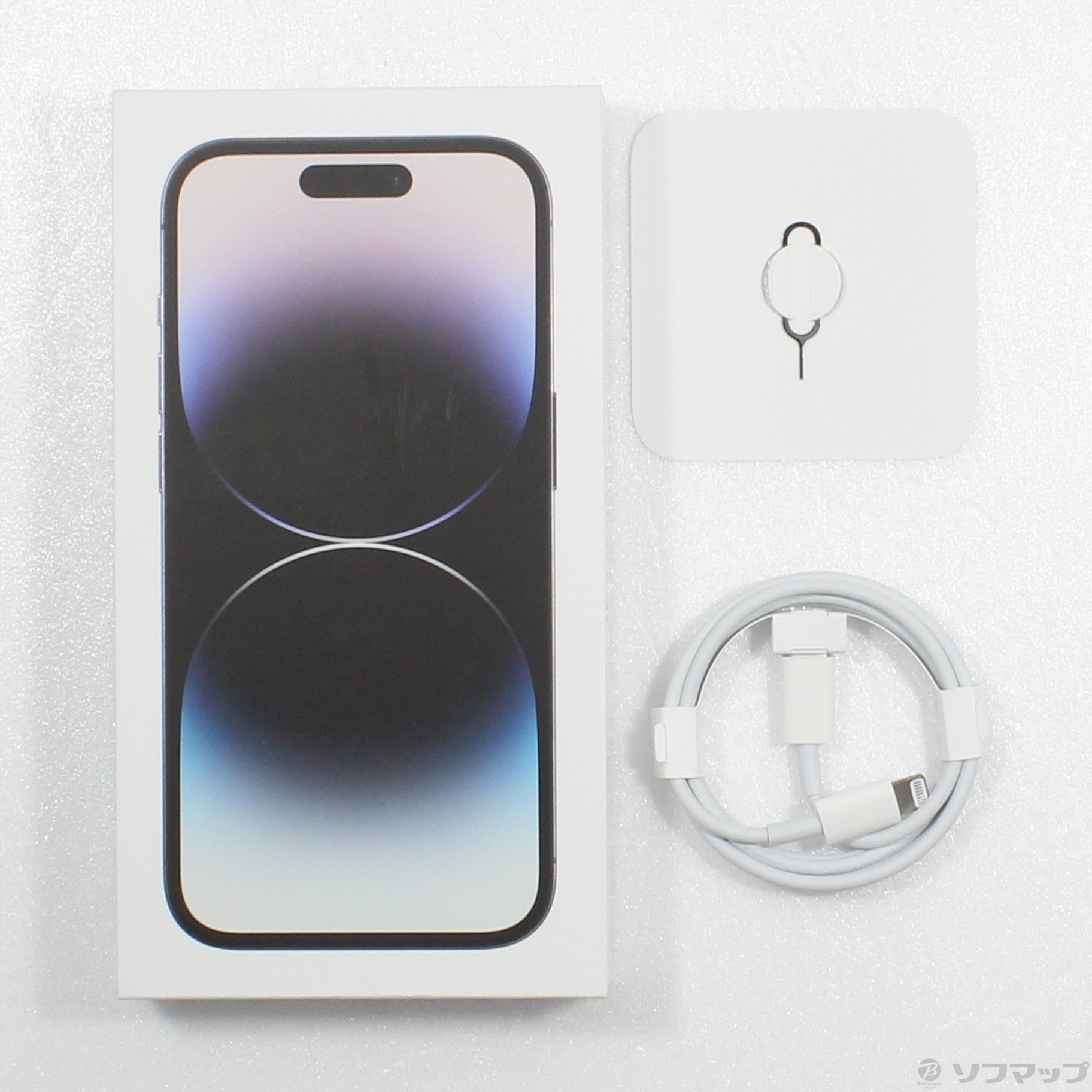 中古】iPhone14 Pro 128GB スペースブラック MPXU3J／A SIMフリー