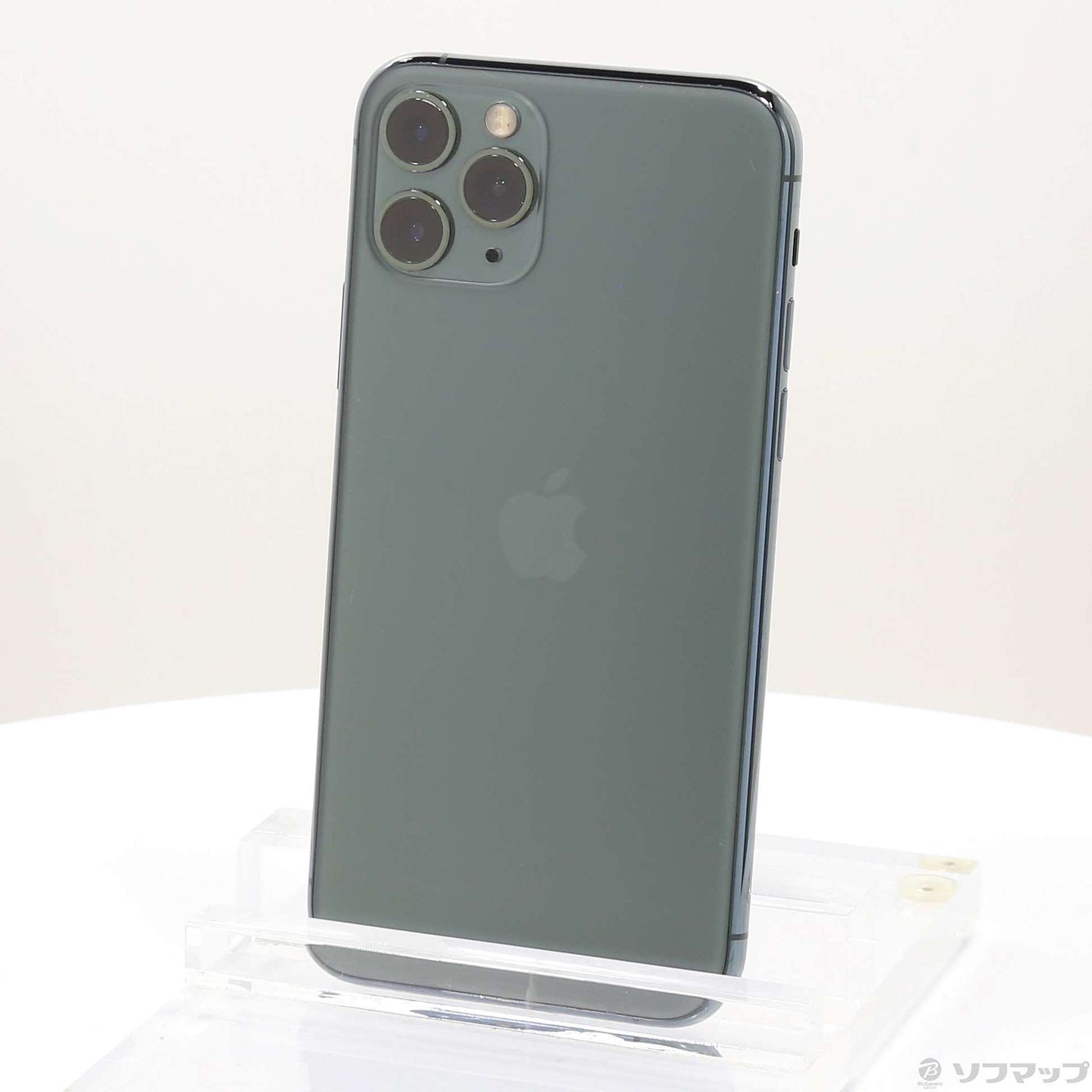 中古】iPhone11 Pro 64GB ミッドナイトグリーン MWC62J／A SIMフリー