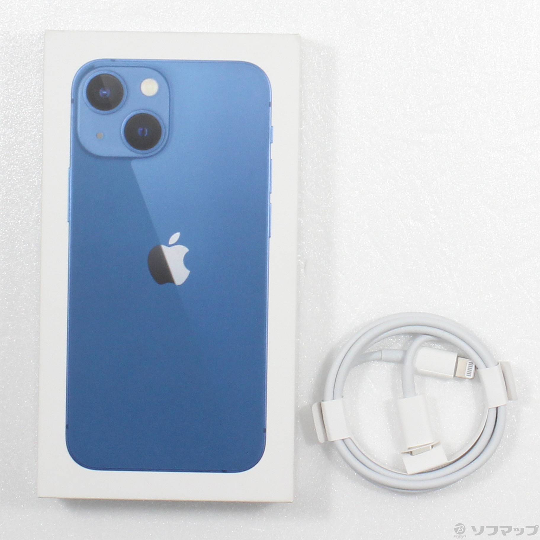 中古】iPhone13 mini 128GB ブルー MLJH3J／A SIMフリー