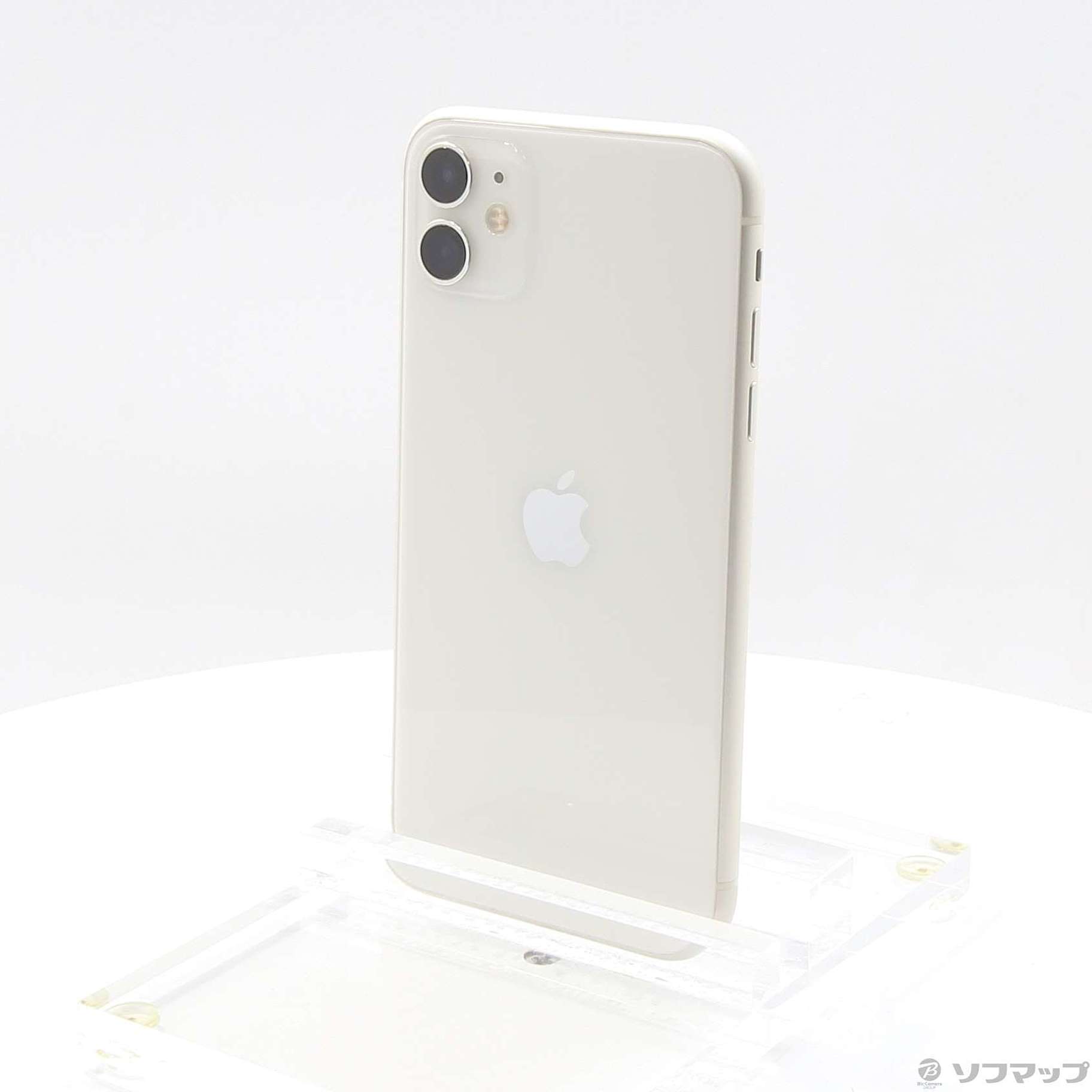 中古】iPhone11 128GB ホワイト MWM22J／A SIMフリー [2133050908205