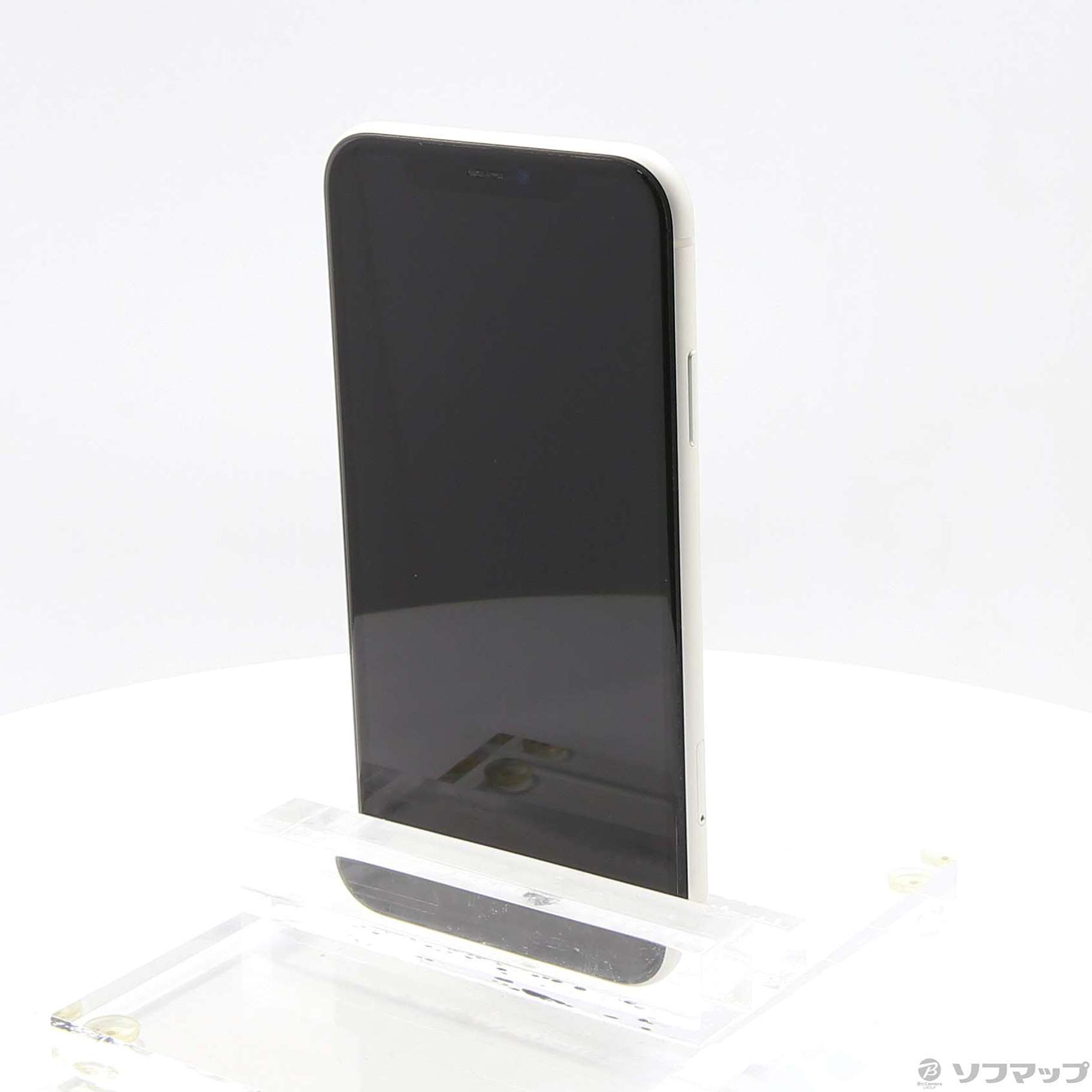 中古】iPhone11 128GB ホワイト MWM22J／A SIMフリー [2133050908205