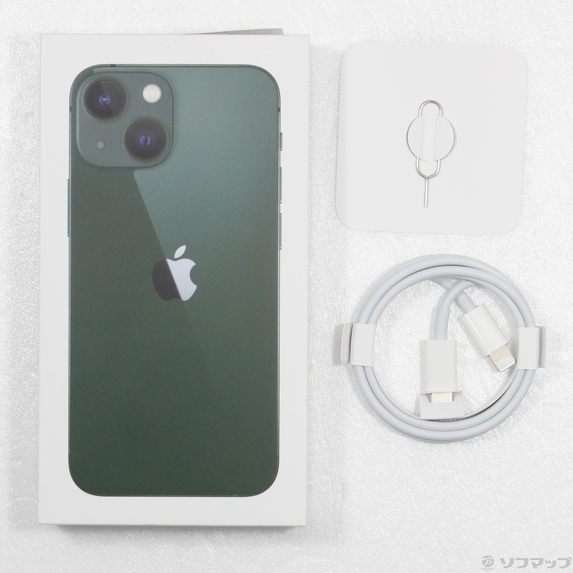 中古】iPhone13 mini 128GB グリーン MNFC3J／A SIMフリー