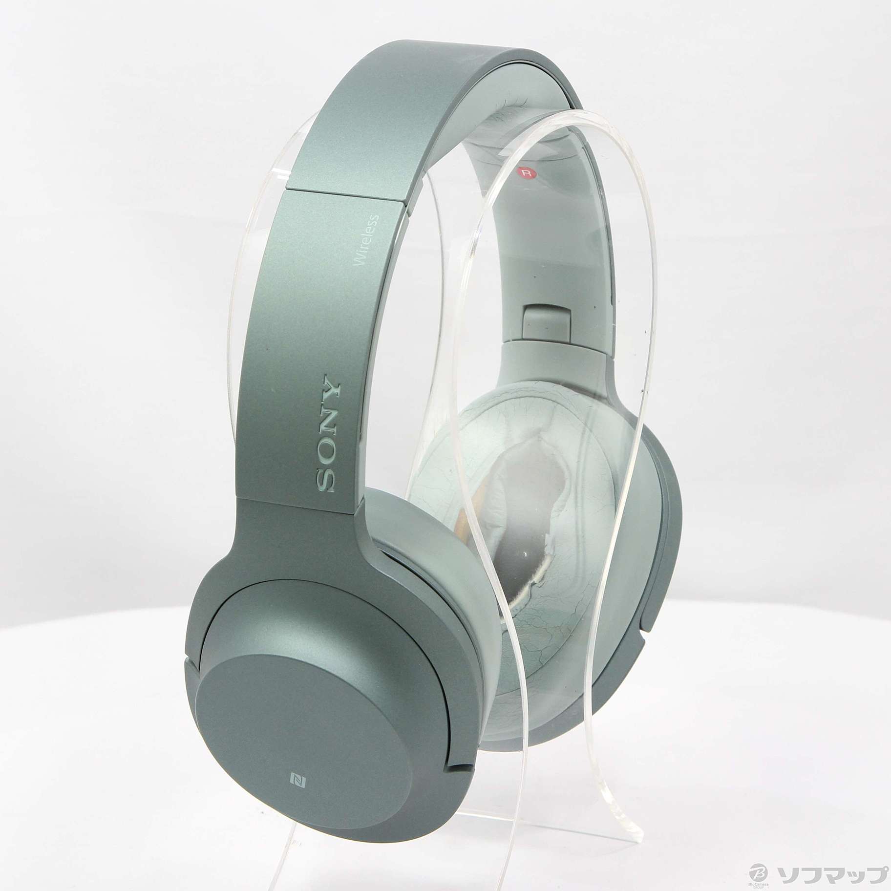 中古】h.ear on 2 Wireless NC WH-H900N G ホライズングリーン