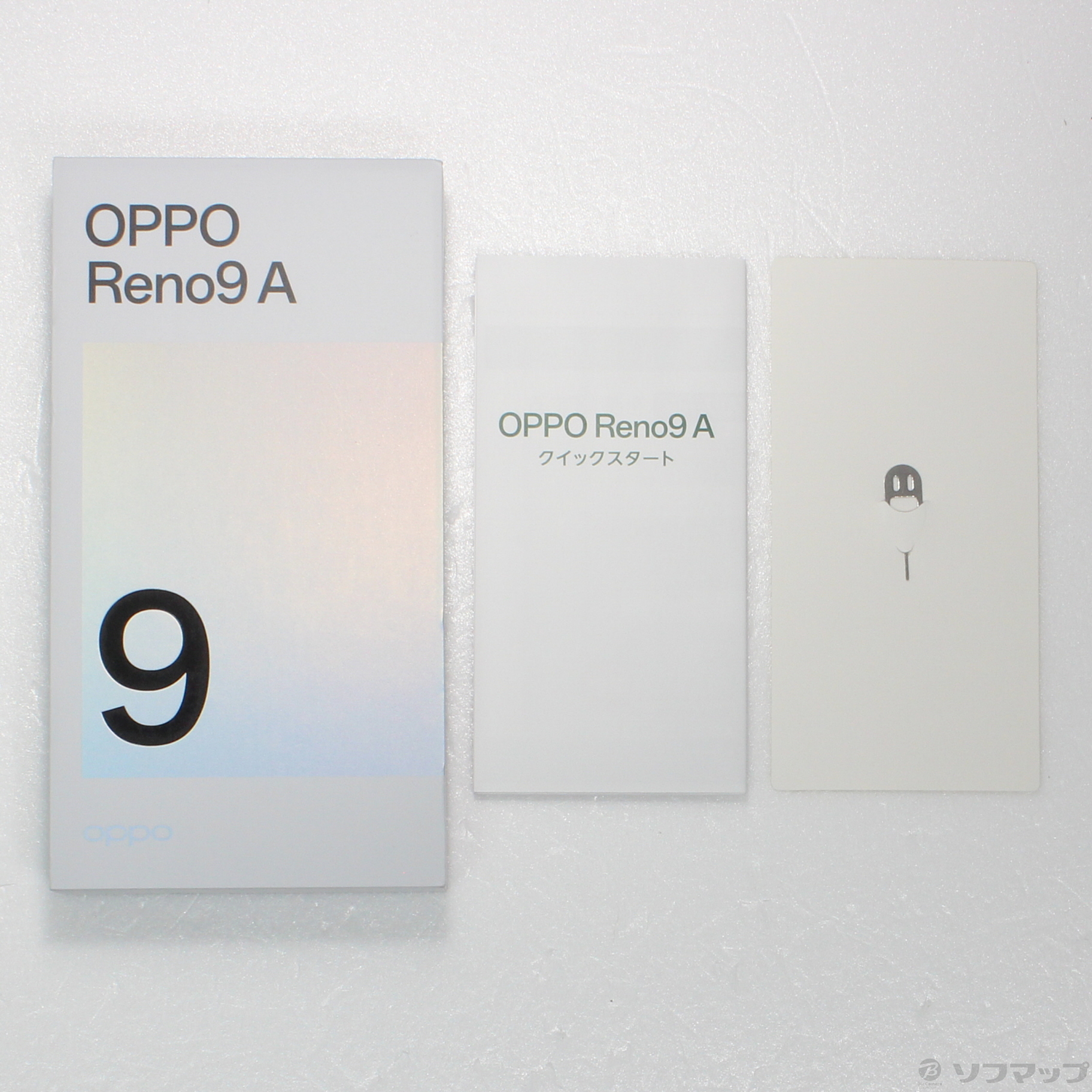 中古】OPPO Reno9 A 128GB ムーンホワイト YMOPRENO9A SIMフリー