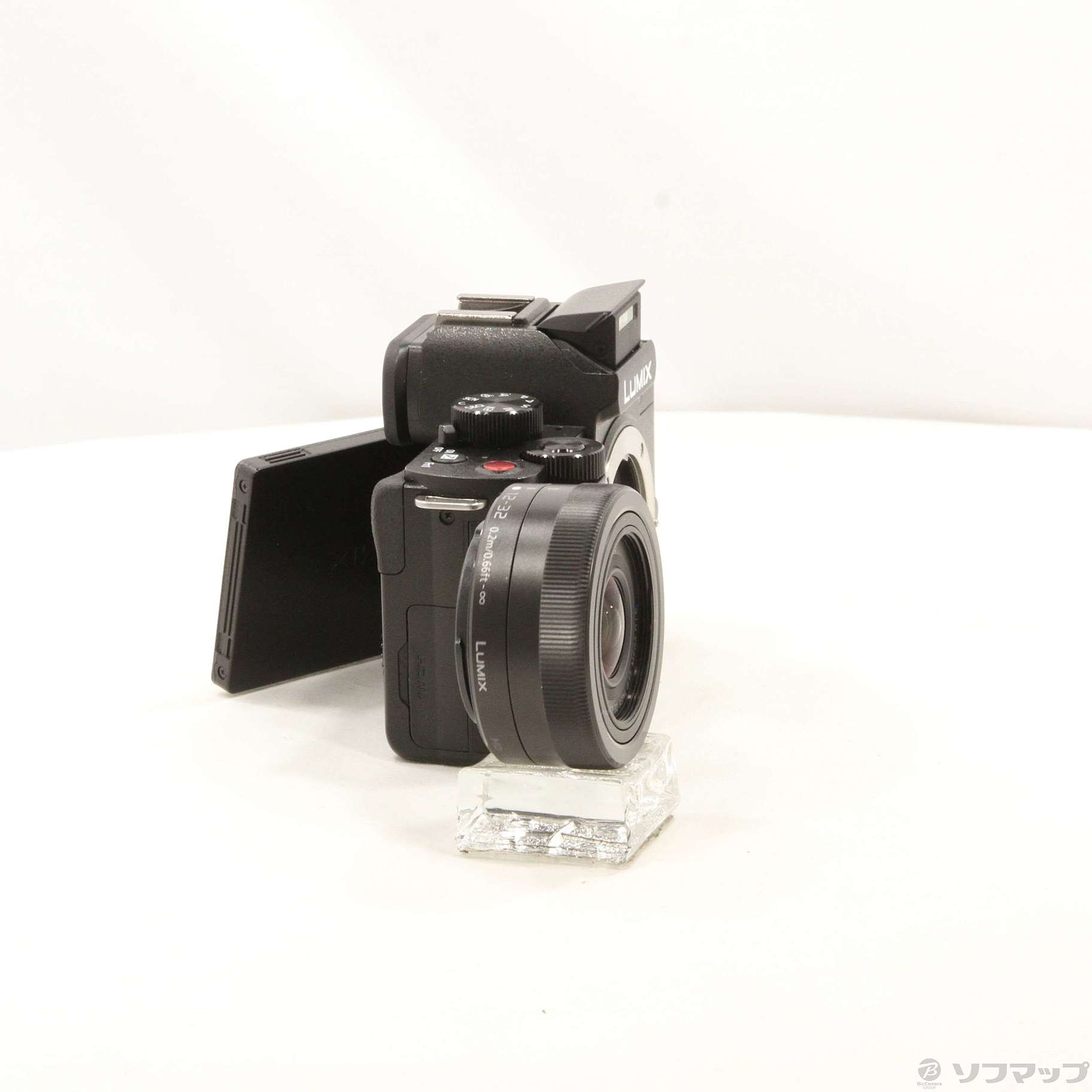 中古】LUMIX G100 標準ズームレンズキット ブラック DC-G100K-K