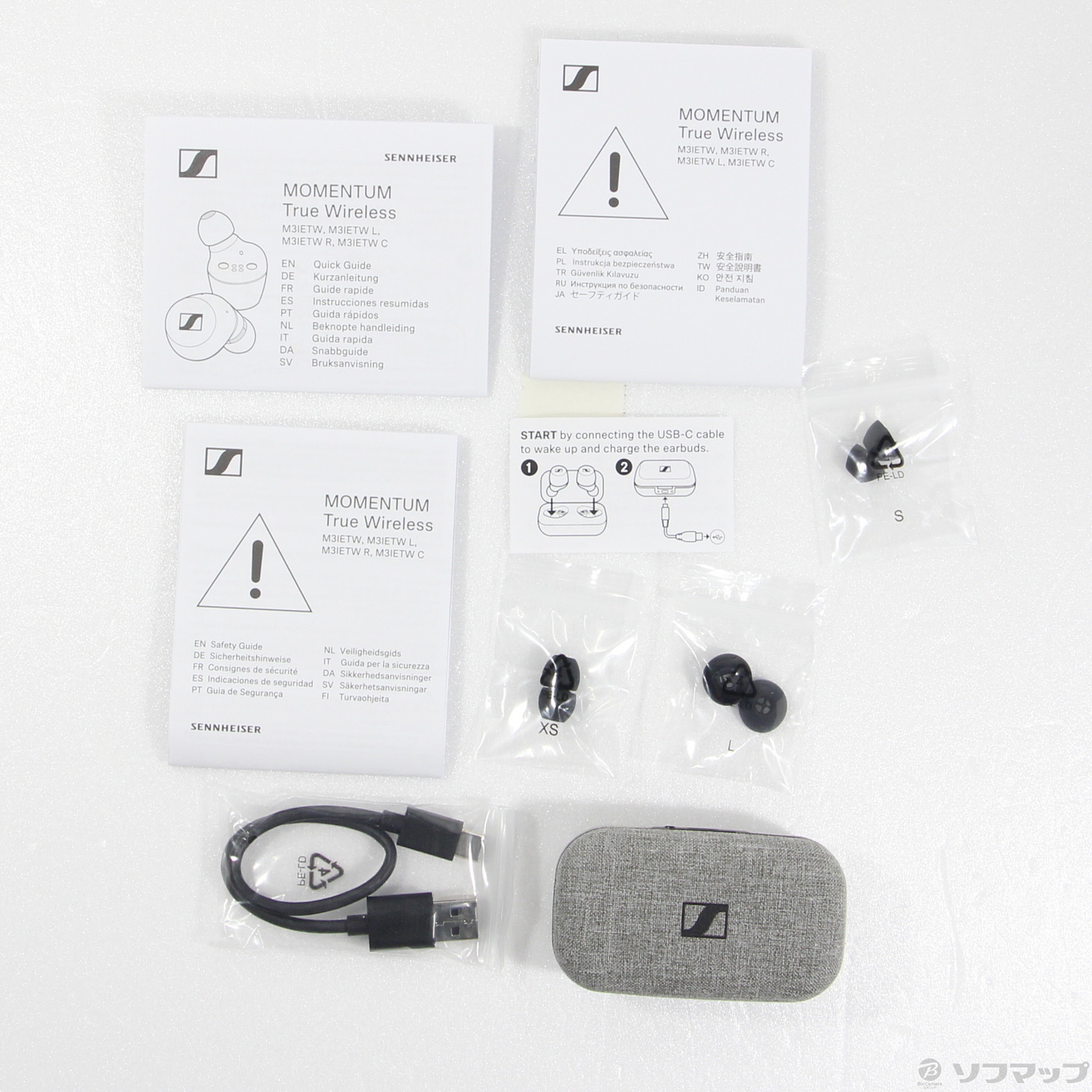 中古】MOMENTUM True Wireless M3IETW ブラック [2133050929309