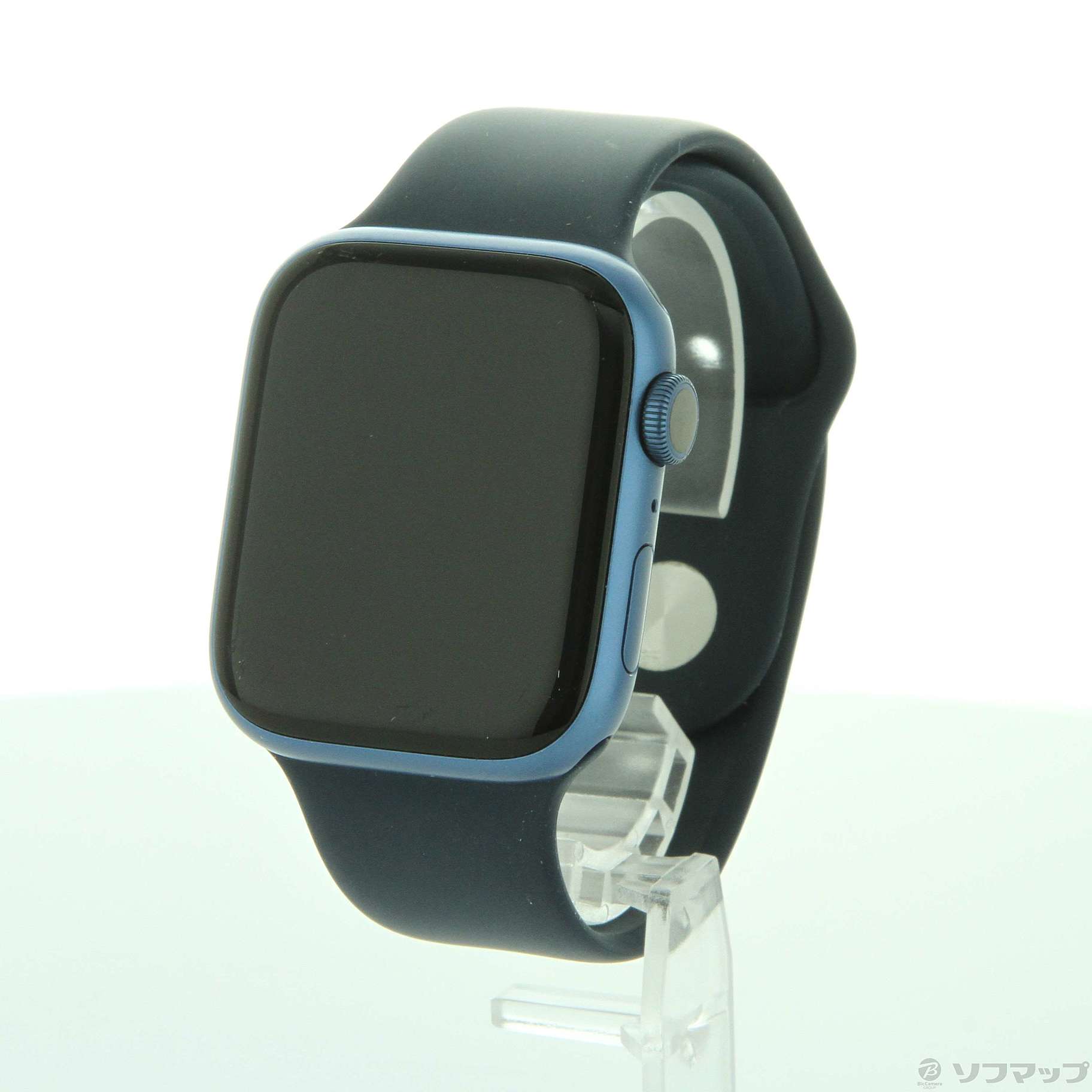 中古品〕 Apple Watch Series 7 GPS 45mm ブルーアルミニウムケース ...