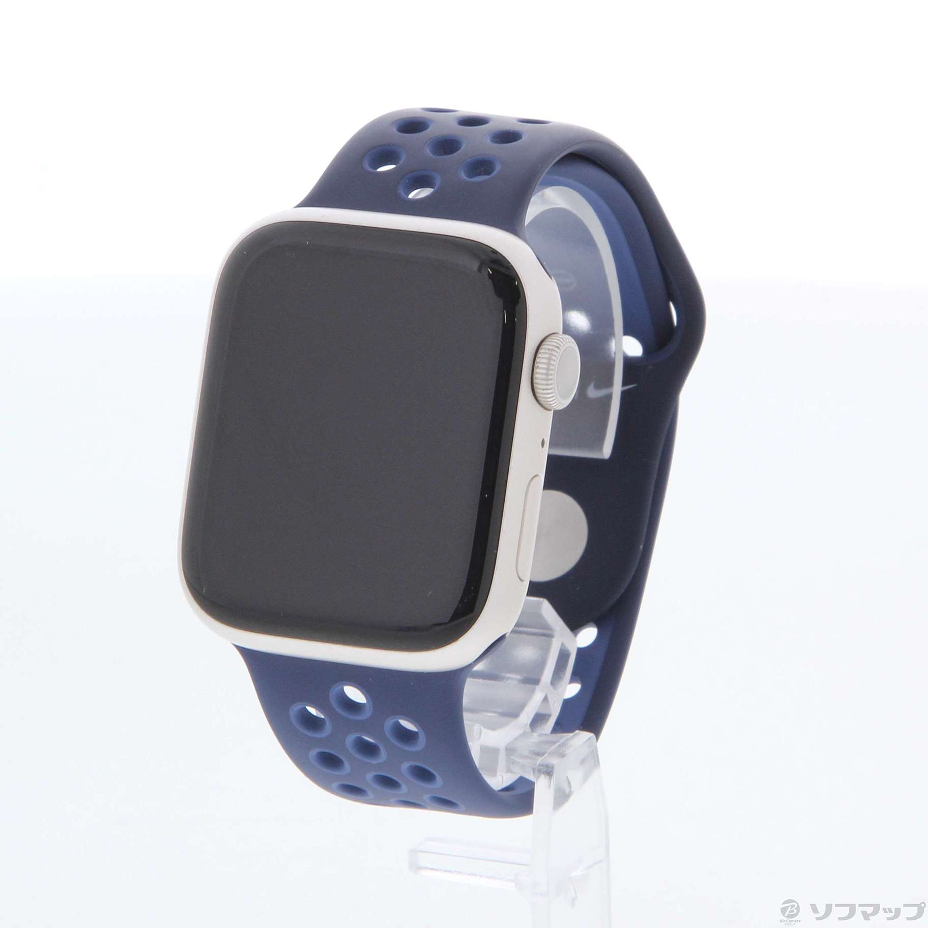 中古】Apple Watch Series 7 Nike GPS 45mm スターライトアルミニウム