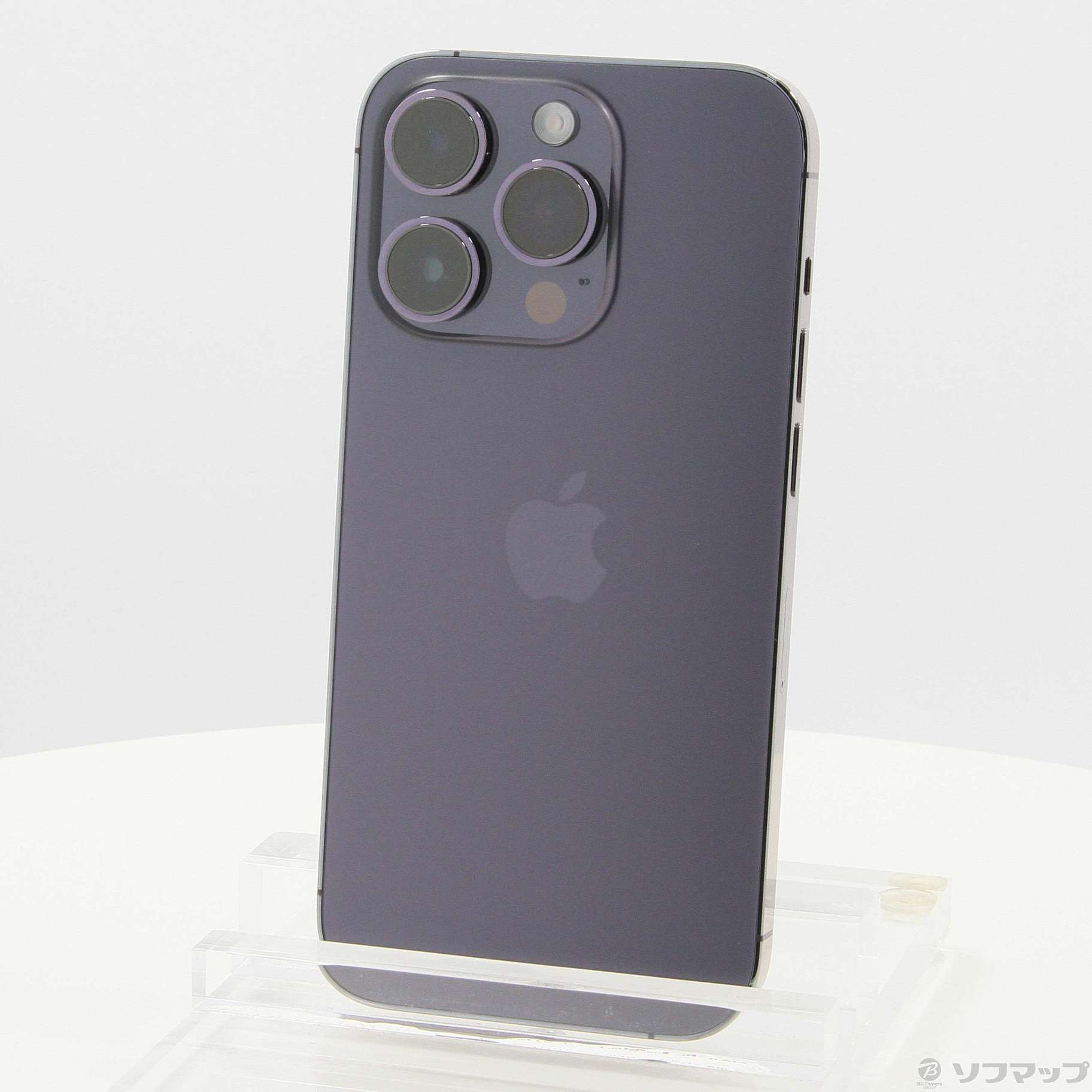 中古】iPhone14 Pro 128GB ディープパープル MQ0F3J／A SIM