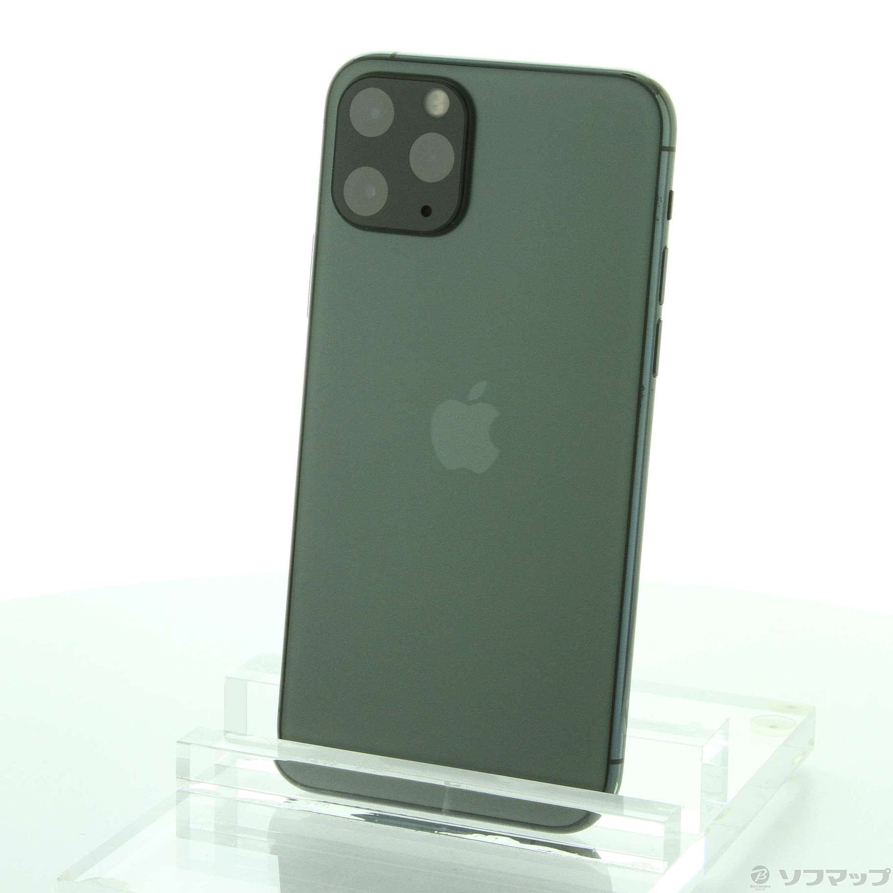 中古】iPhone11 Pro 256GB ミッドナイトグリーン MWCC2J／A SIMフリー