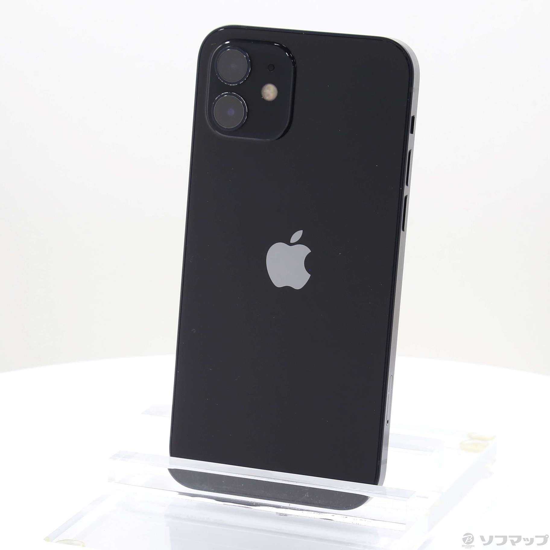 中古】iPhone12 64GB ブラック MGHN3J／A SIMフリー [2133050945408