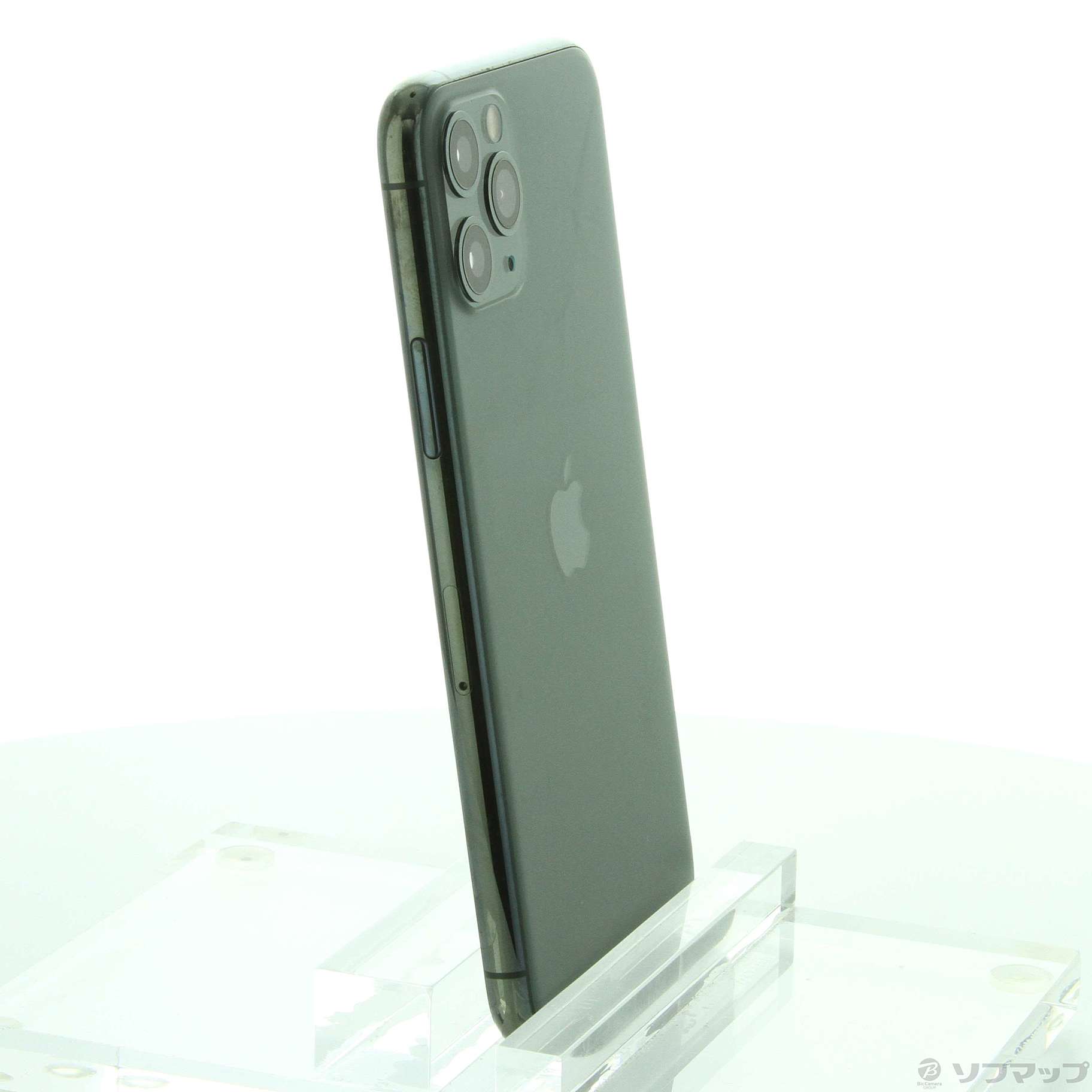 中古】iPhone11 Pro 64GB ミッドナイトグリーン MWC62J／A SoftBank