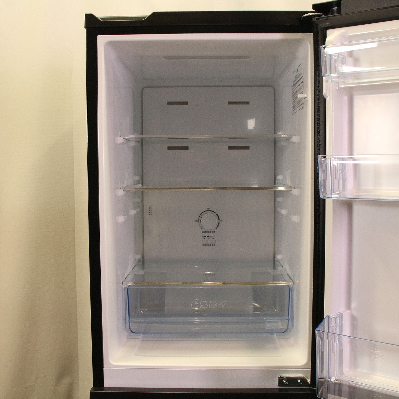冷蔵庫 2ドア 冷凍冷蔵庫 幅48.1cm 162L (冷蔵室113L 冷凍室49L) HR