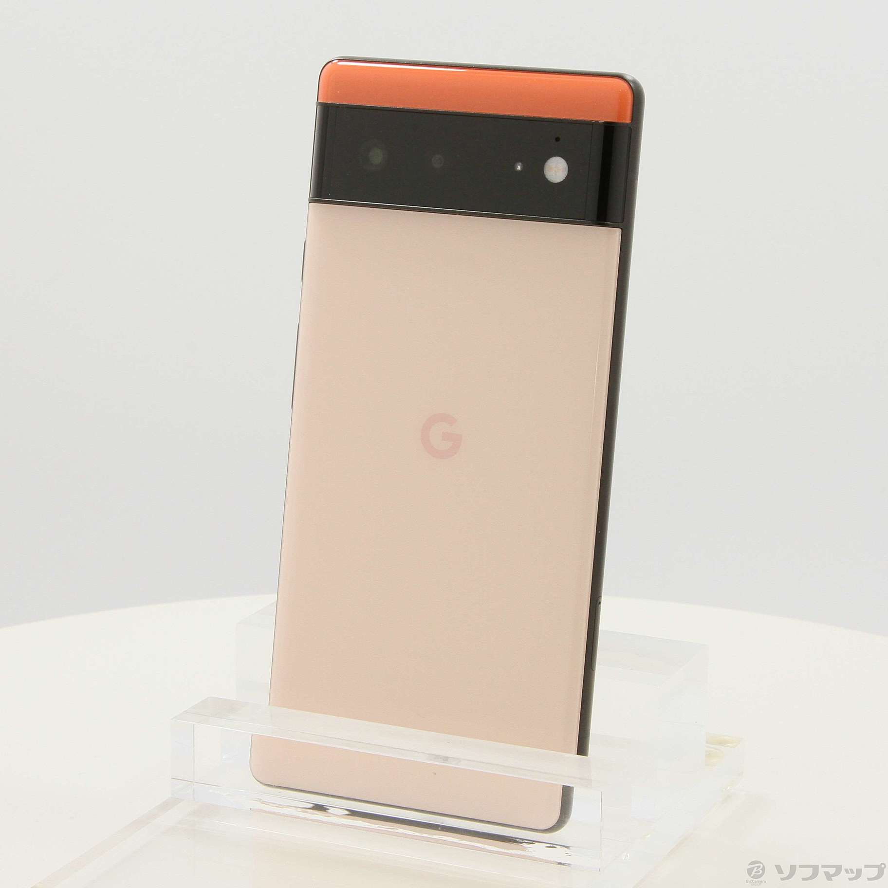 中古】Google Pixel 6 128GB カインダコ-ラル GA02910 auロック解除SIM