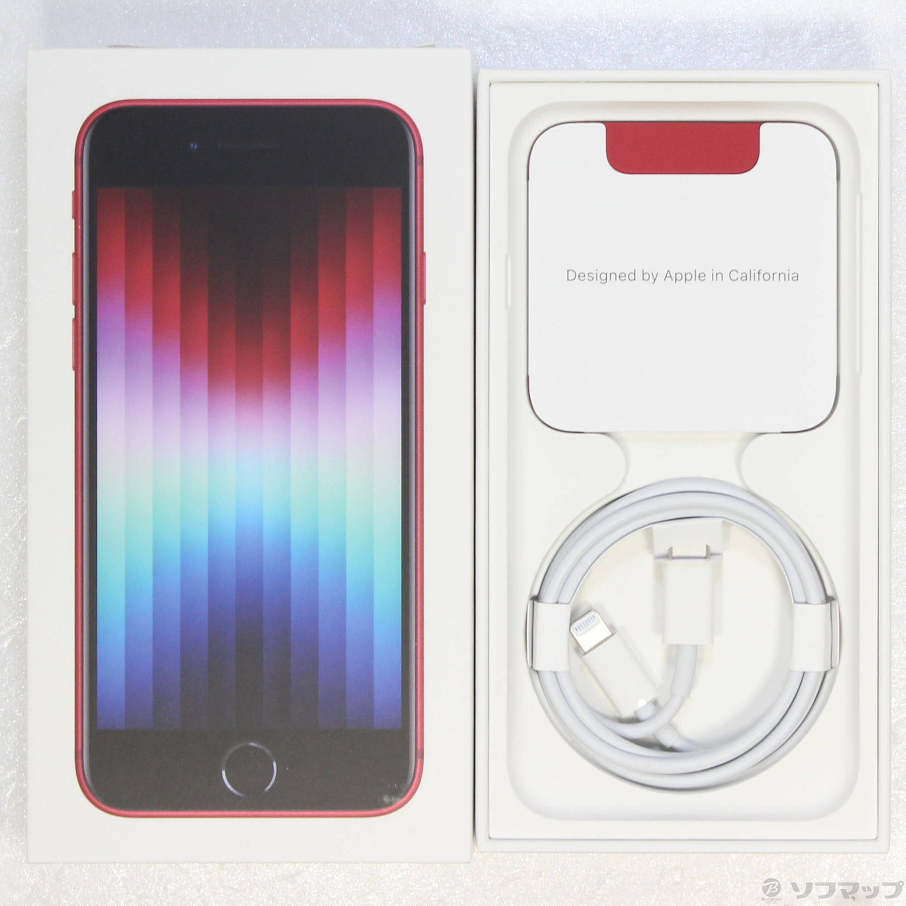 中古】iPhone SE 第3世代 128GB プロダクトレッド MMYH3J／A SIMフリー