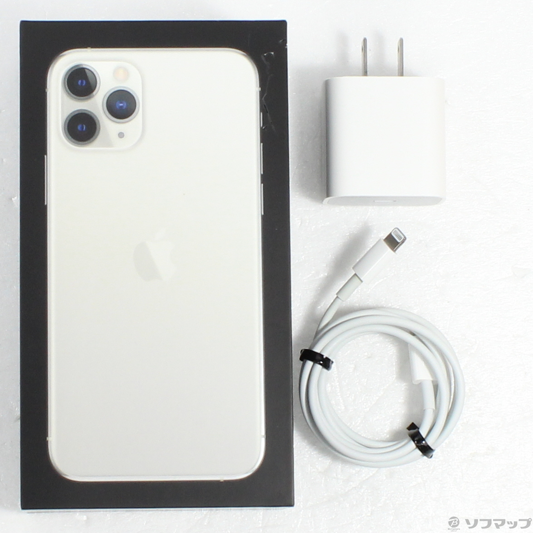 中古】iPhone11 Pro 64GB シルバー MWC32J／A SIMフリー