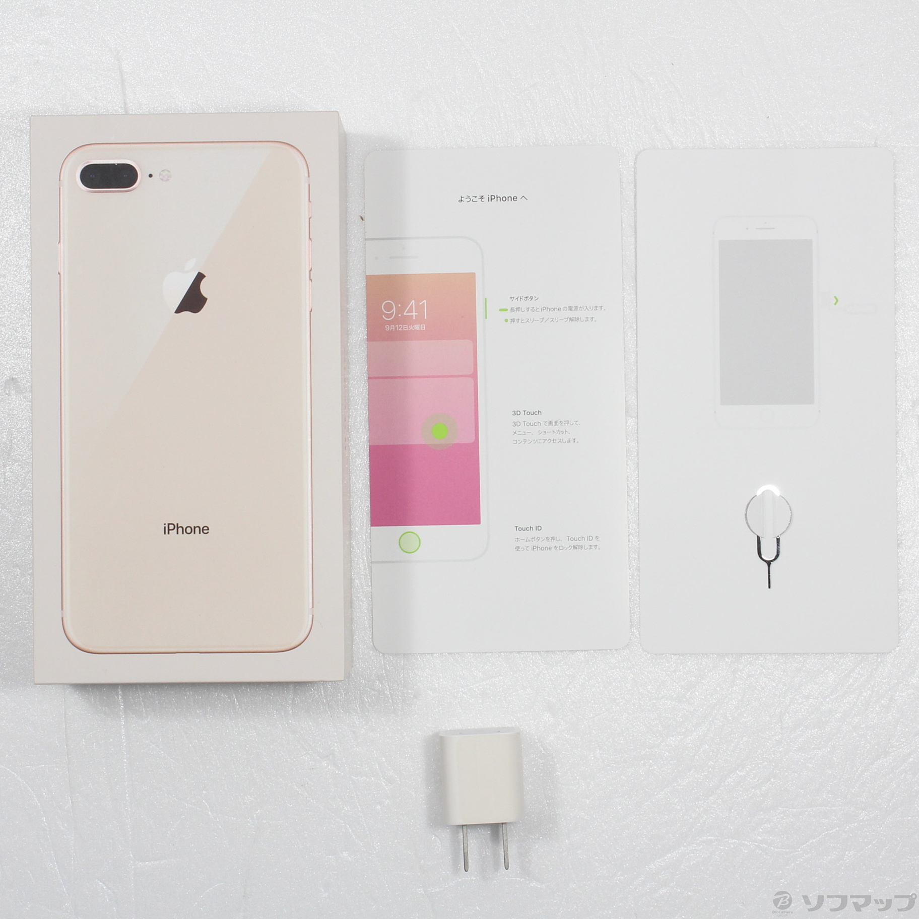 中古】iPhone8 Plus 64GB ゴールド MQ9M2J／A SIMフリー