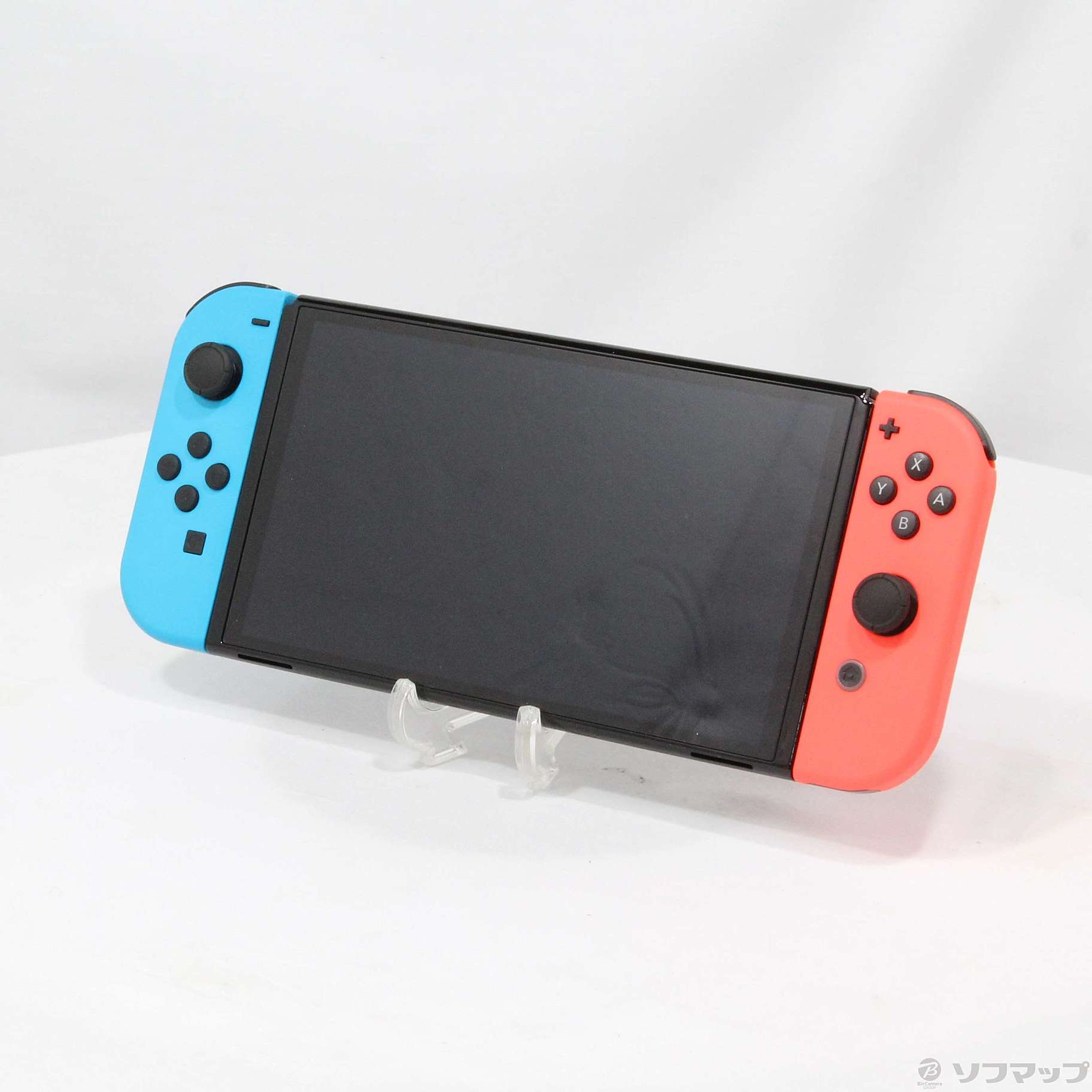 中古】Nintendo Switch 有機ELモデル Joy-Con(L) ネオンブルー