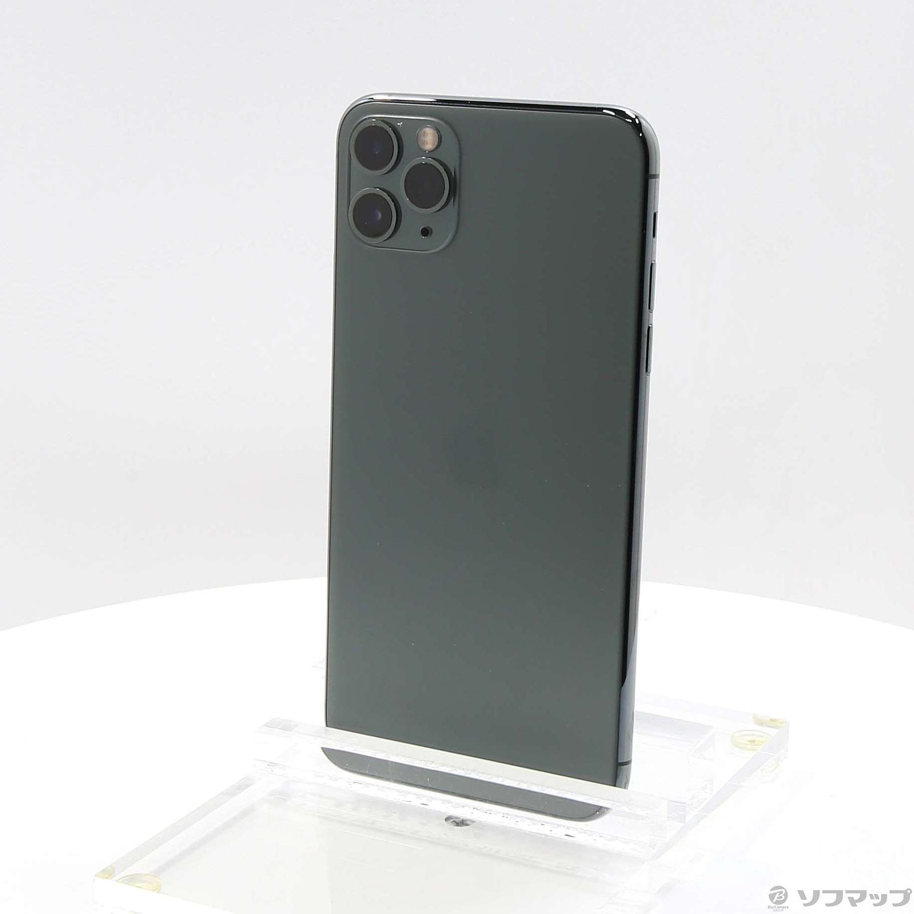 中古】iPhone11 Pro Max 64GB ミッドナイトグリーン NWHH2J／A SIM