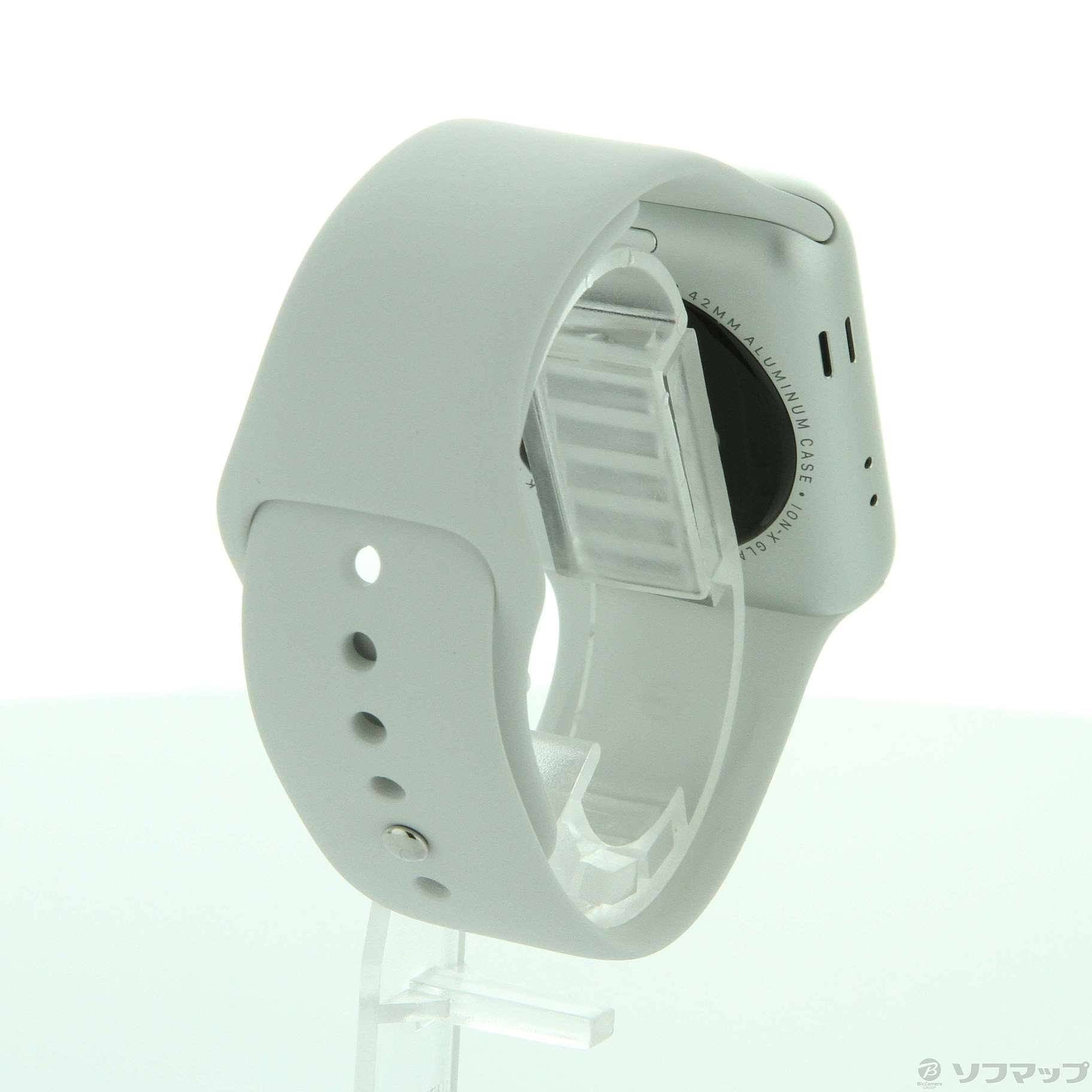 中古品〕 Apple Watch Series 3 GPS 42mm シルバーアルミニウムケース ...