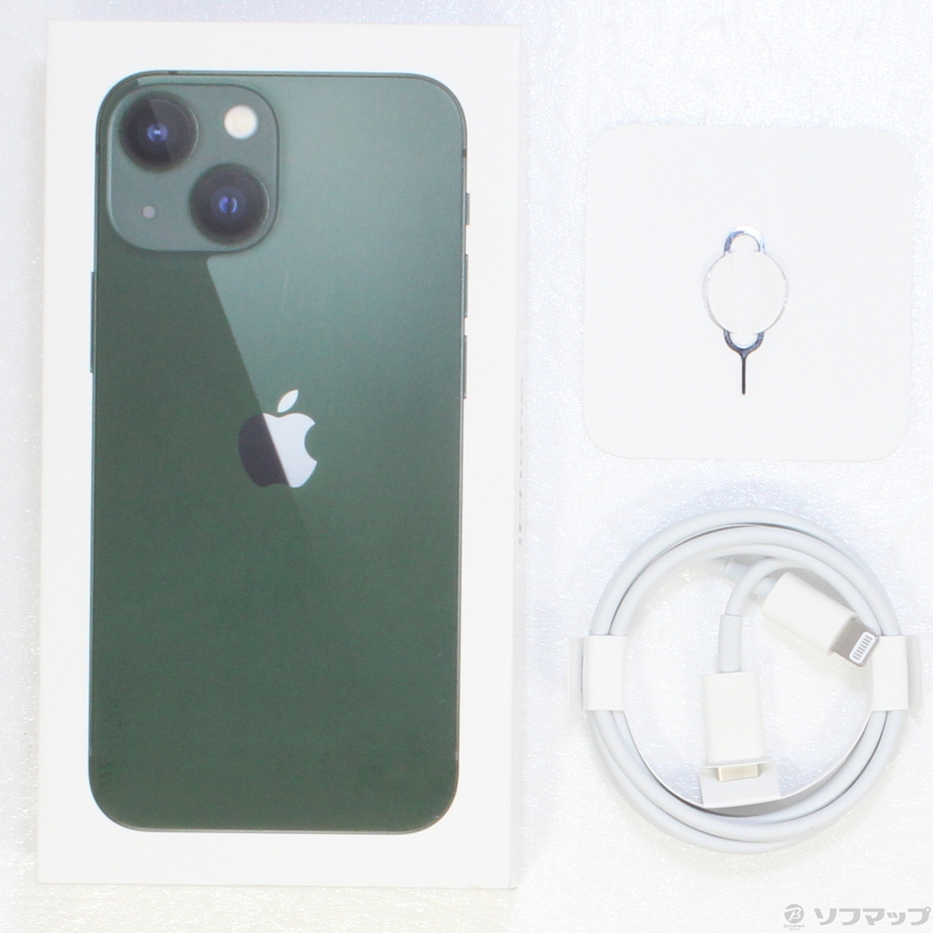 中古】iPhone13 mini 128GB グリーン MNFC3J／A SIMフリー 