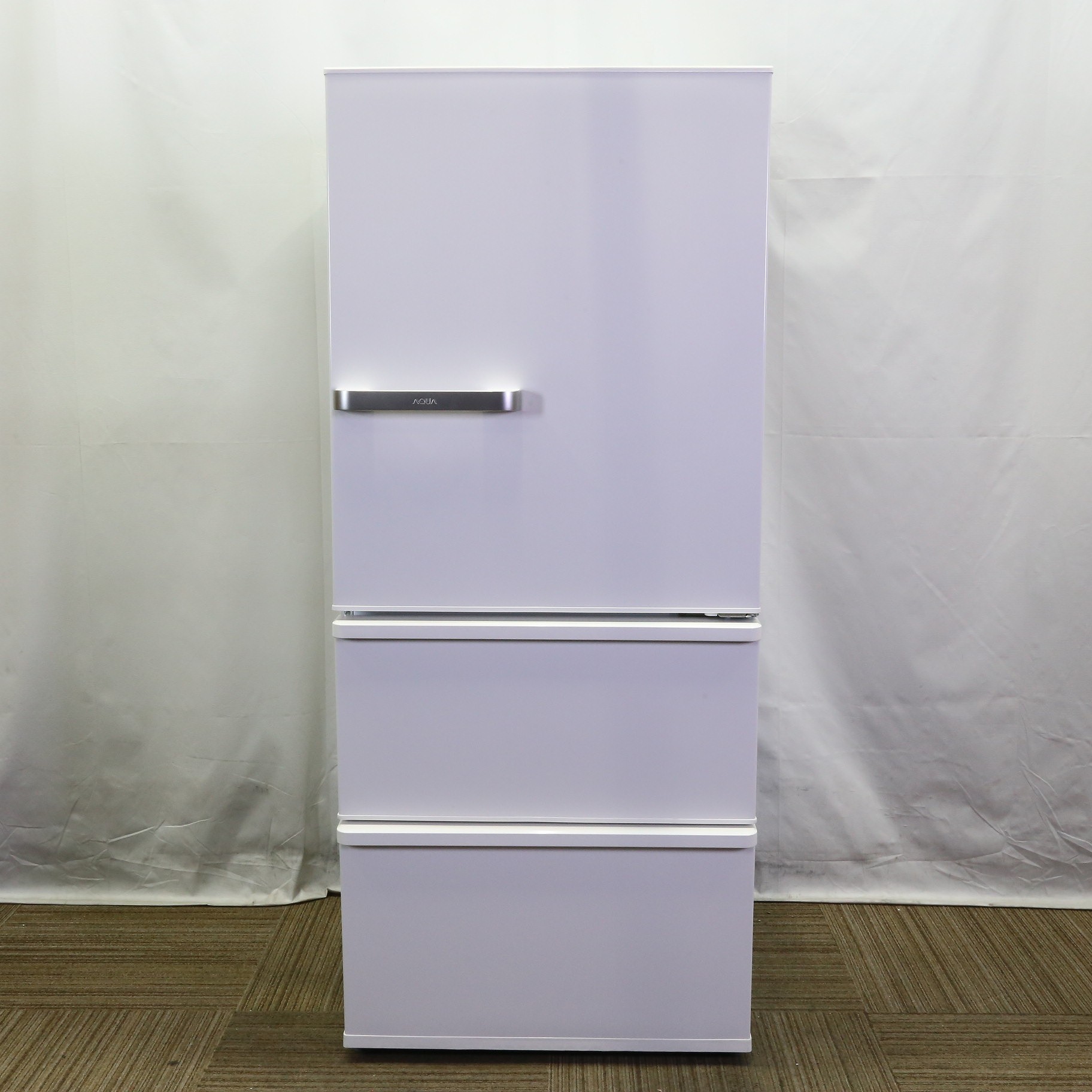中古】〔展示品〕 冷蔵庫 ミルク AQR-27N(W) ［幅60cm ／272L ／3ドア 