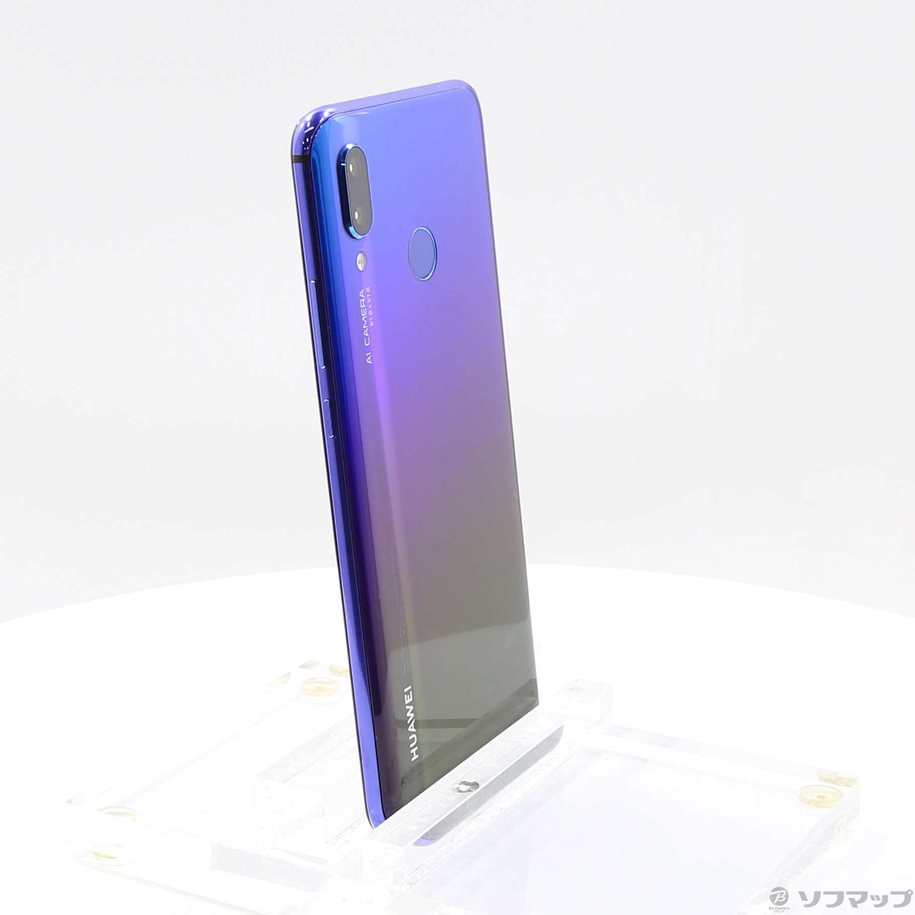 中古】HUAWEI nova3 128GB アイリスパープル NOVA3 SIMフリー