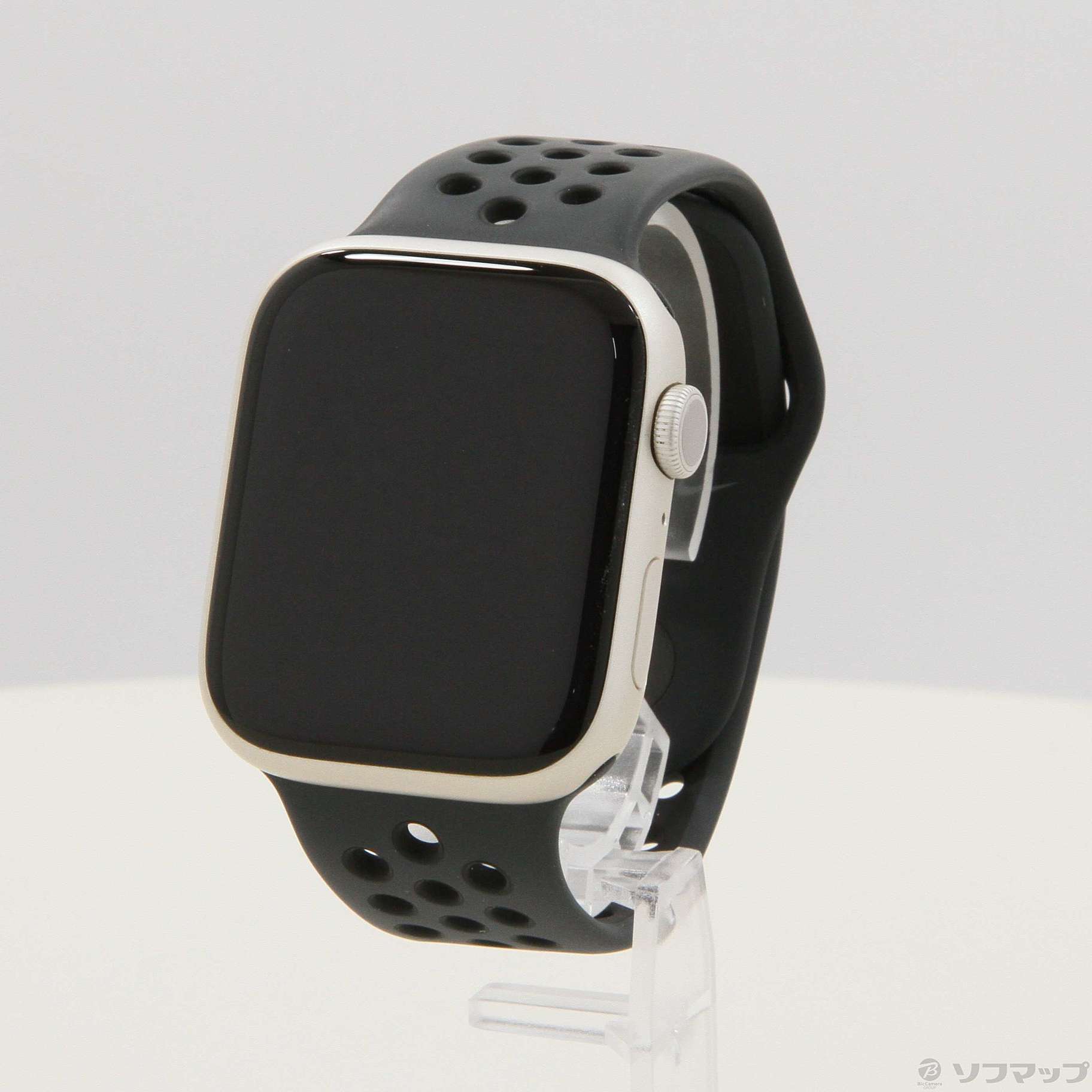 中古】Apple Watch Series 7 Nike GPS 45mm スターライトアルミニウム