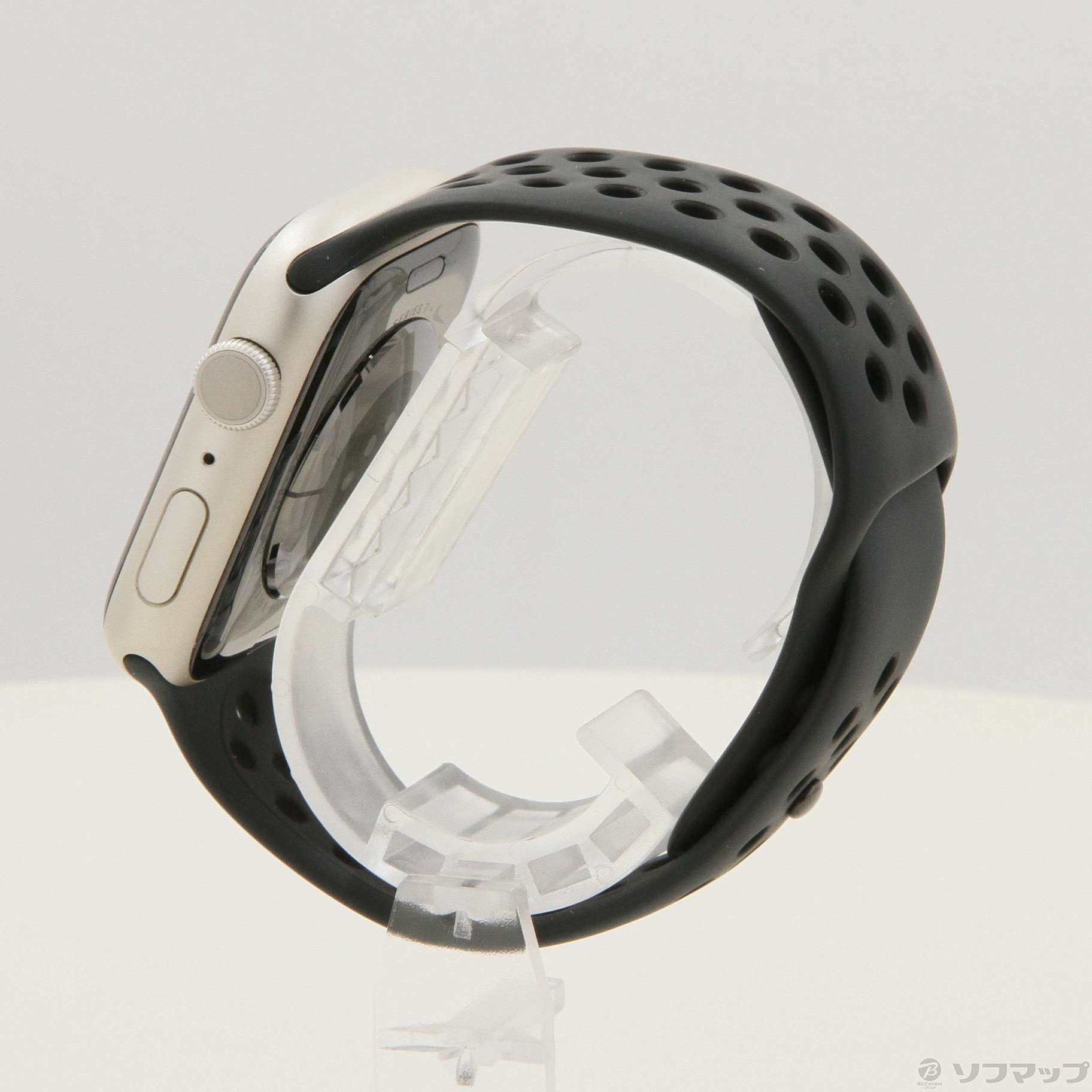 中古】Apple Watch Series 7 Nike GPS 45mm スターライトアルミニウム 