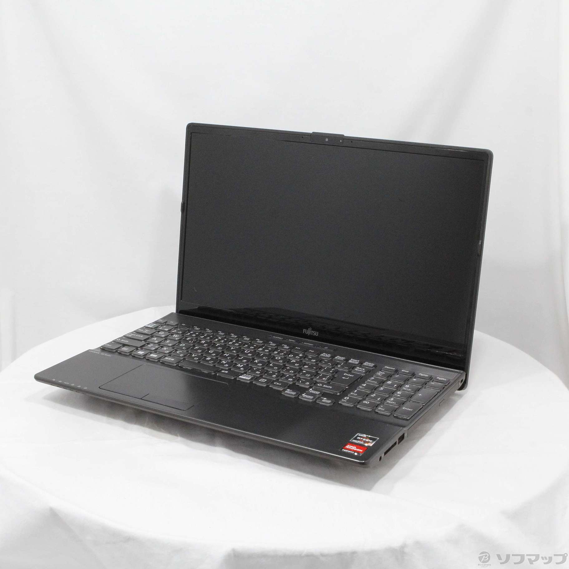 〔中古品〕 LIFEBOOK AH43／F3 FMVA43F3B ブライトブラック ［AMD Ryzen 3 5300U  (2.6GHz)／8GB／SSD256GB／15.6インチワイド］