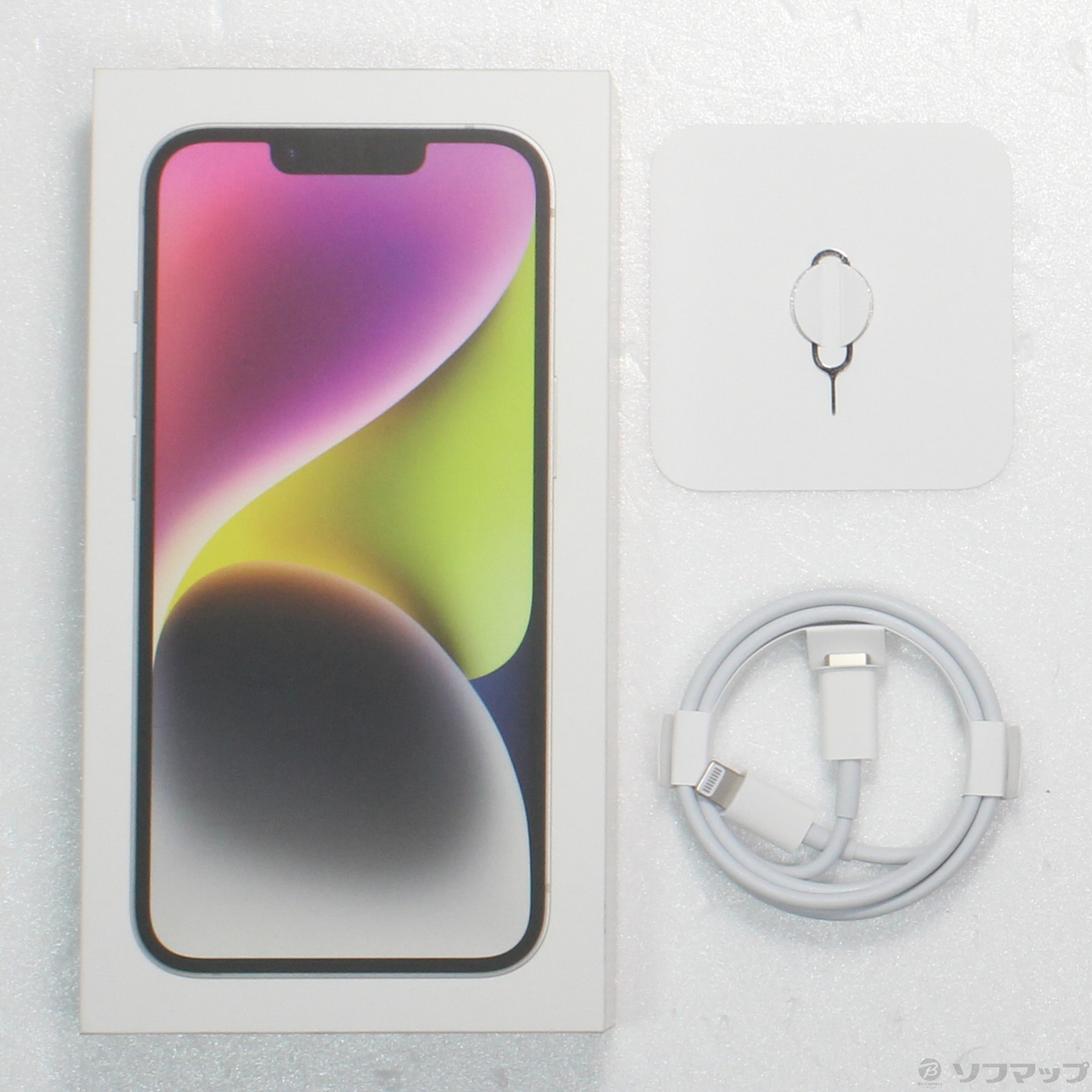 中古】iPhone14 256GB スターライト MPW33J／A SIMフリー