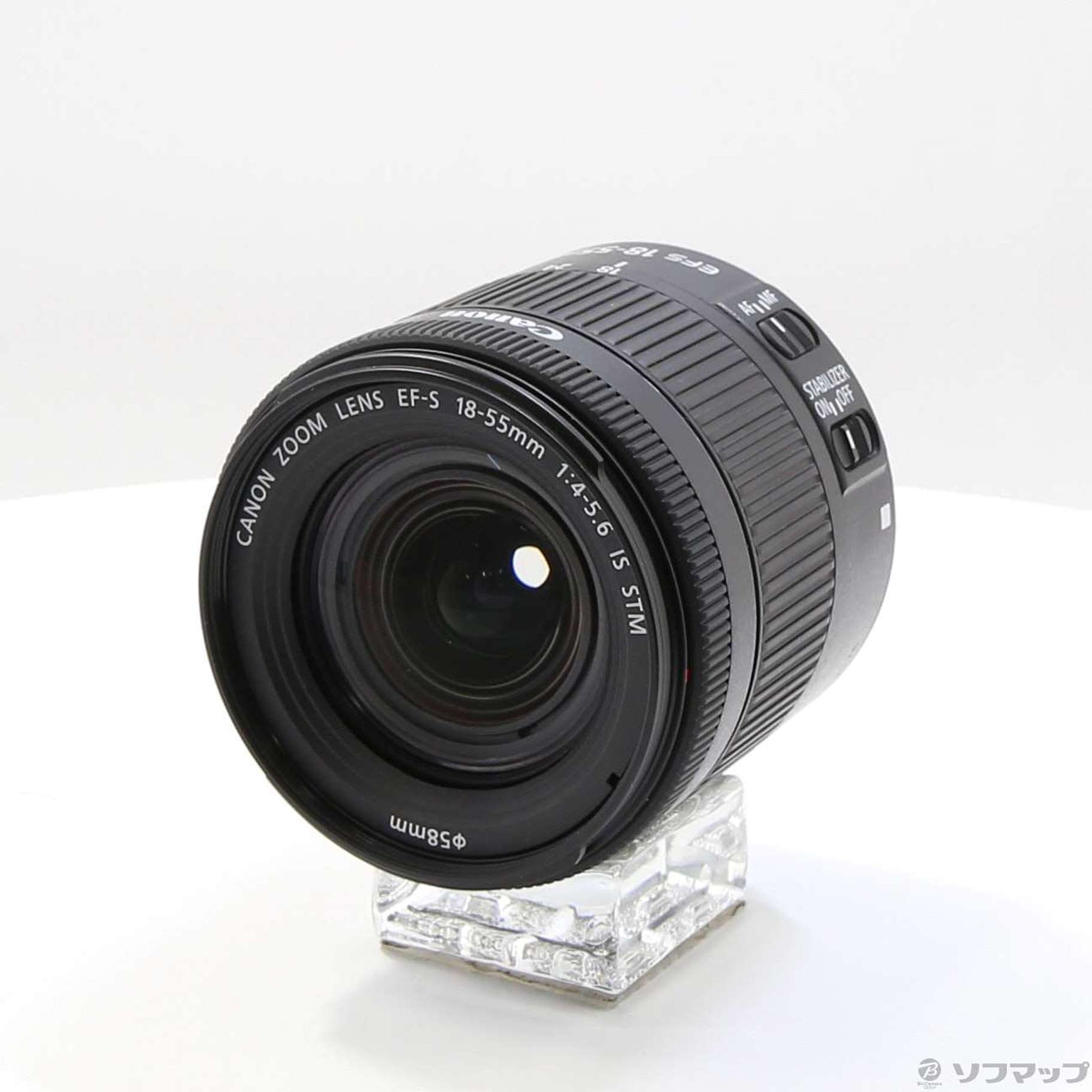 中古】Canon EF-S 18-55mm F4-5.6 IS STM [2133050995755] リコレ！|ビックカメラグループ  ソフマップの中古通販サイト