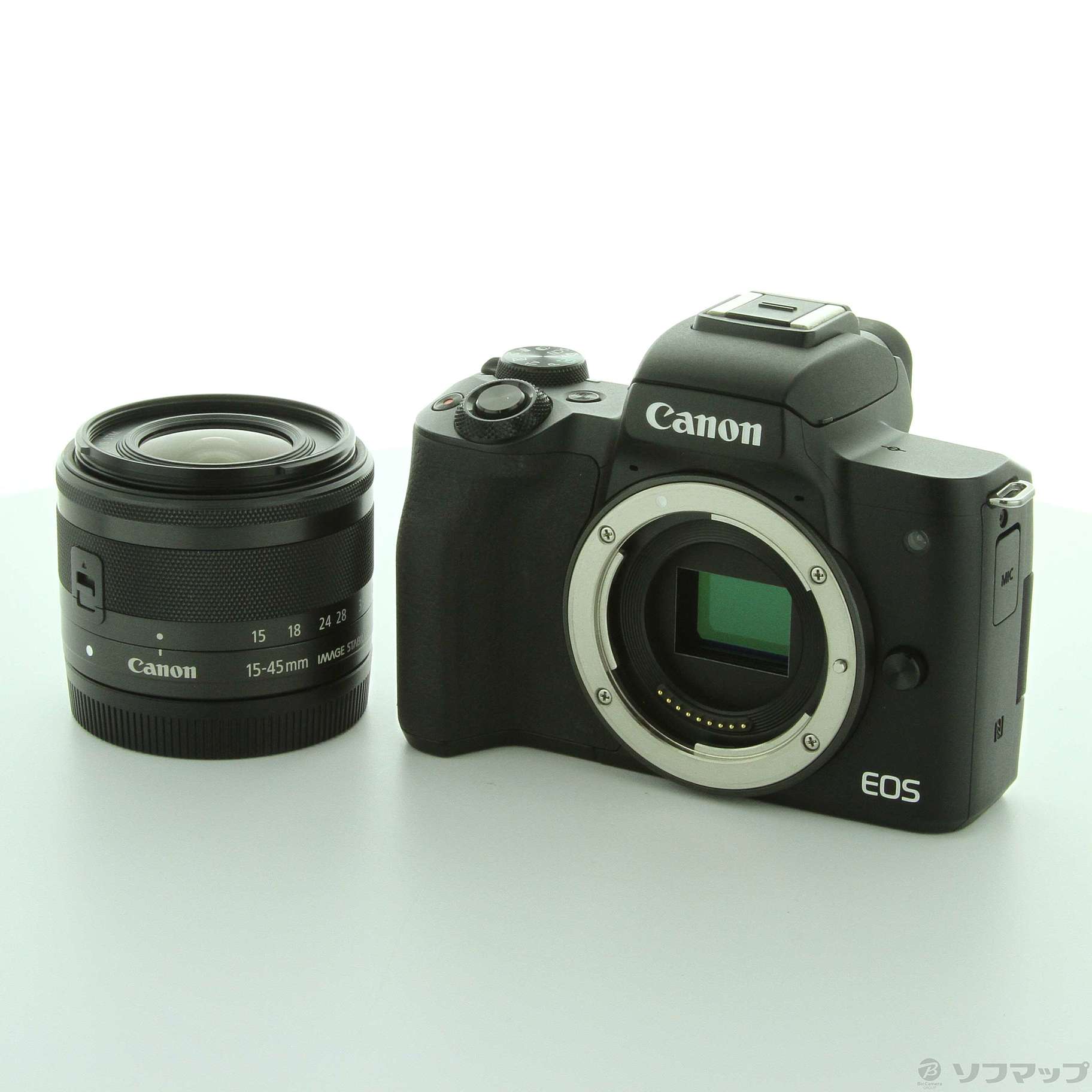新品  Canon EOS Kiss M レンズセット ブラック