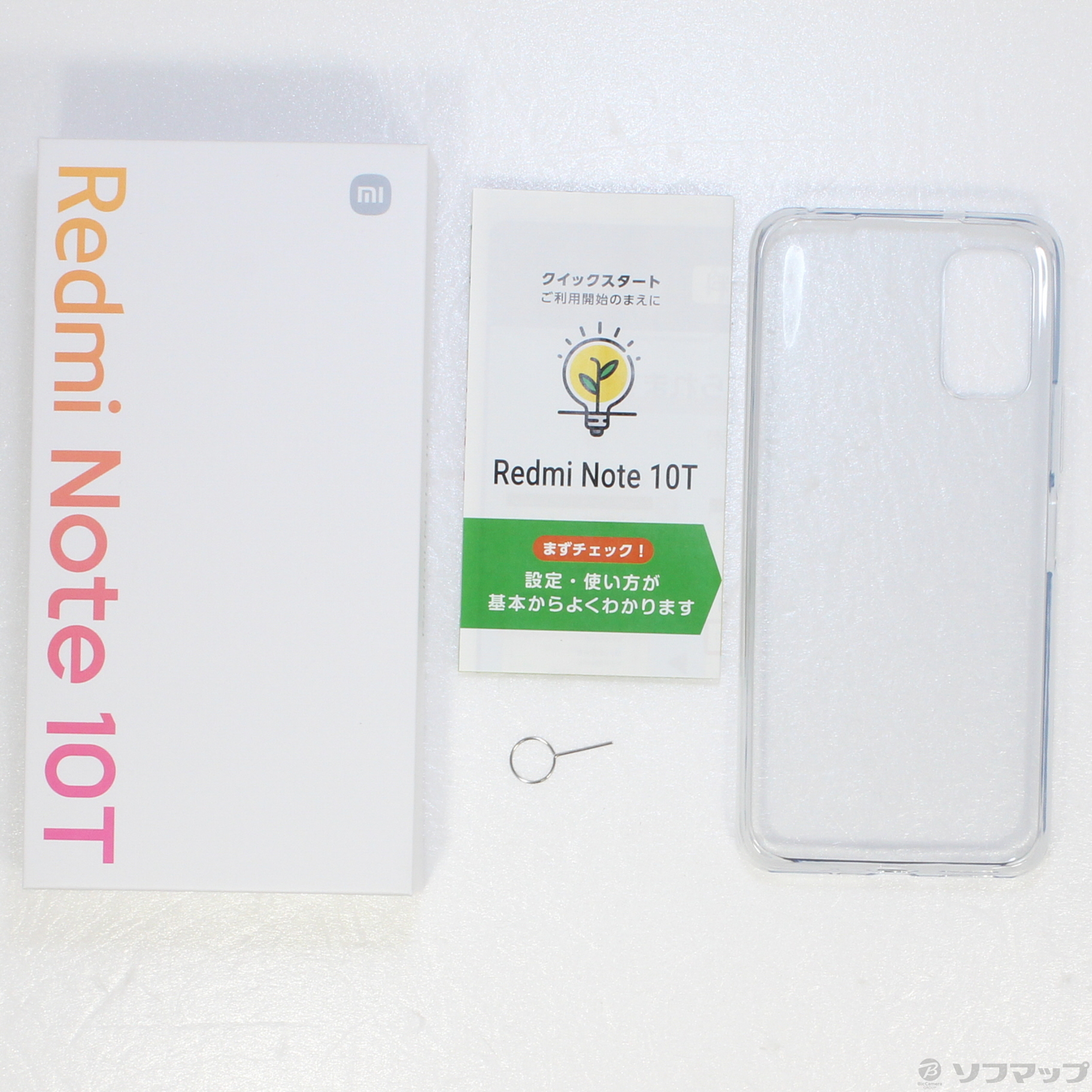 中古】Redmi Note 10T 64GB アジュールブラック A101XM SoftBank