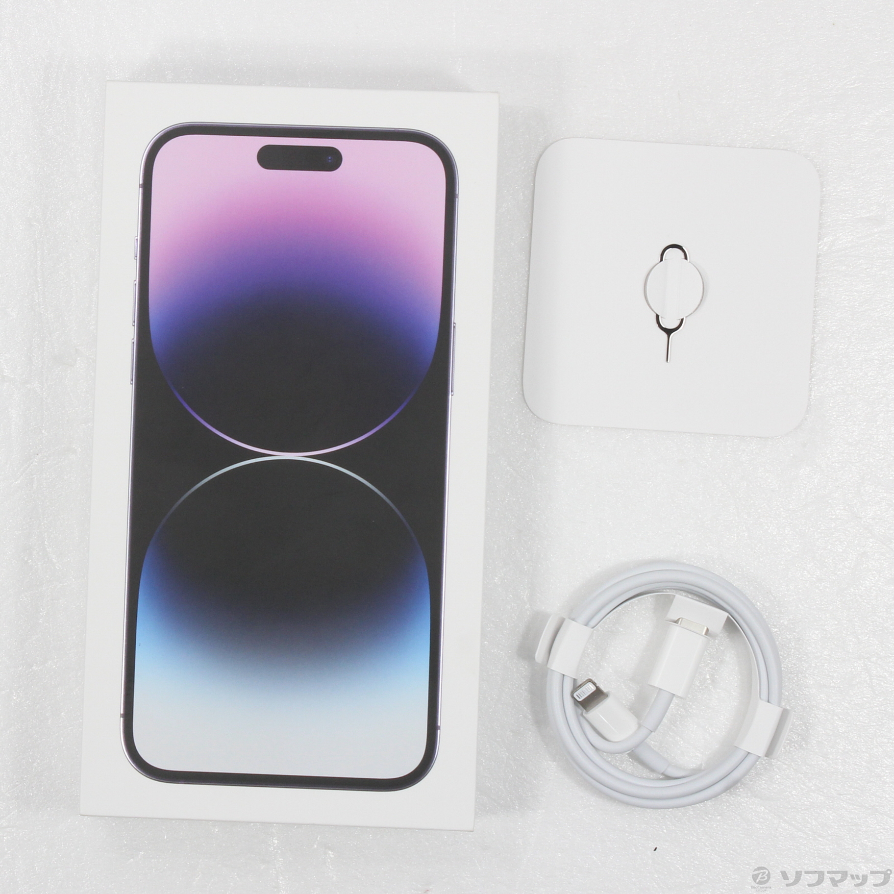 中古】iPhone14 Pro Max 128GB ディープパープル MQ993J／A SIMフリー