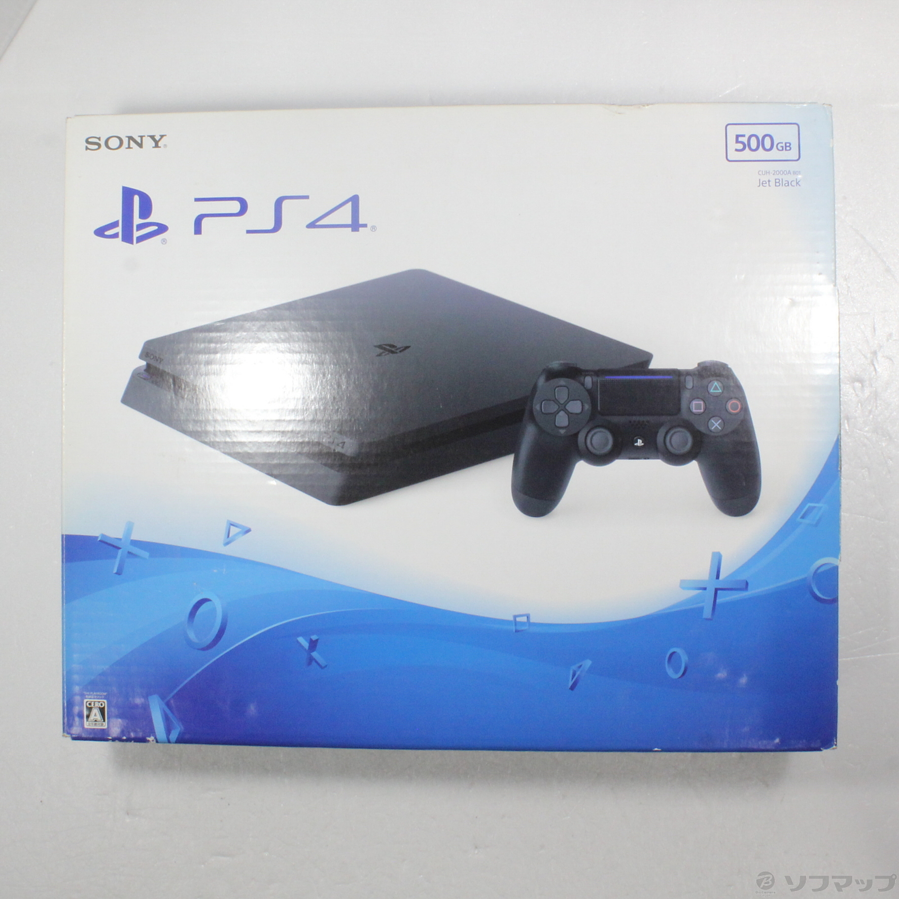 中古品〕 PlayStation 4 ジェットブラック 500GB CUH-2000AB｜の通販は