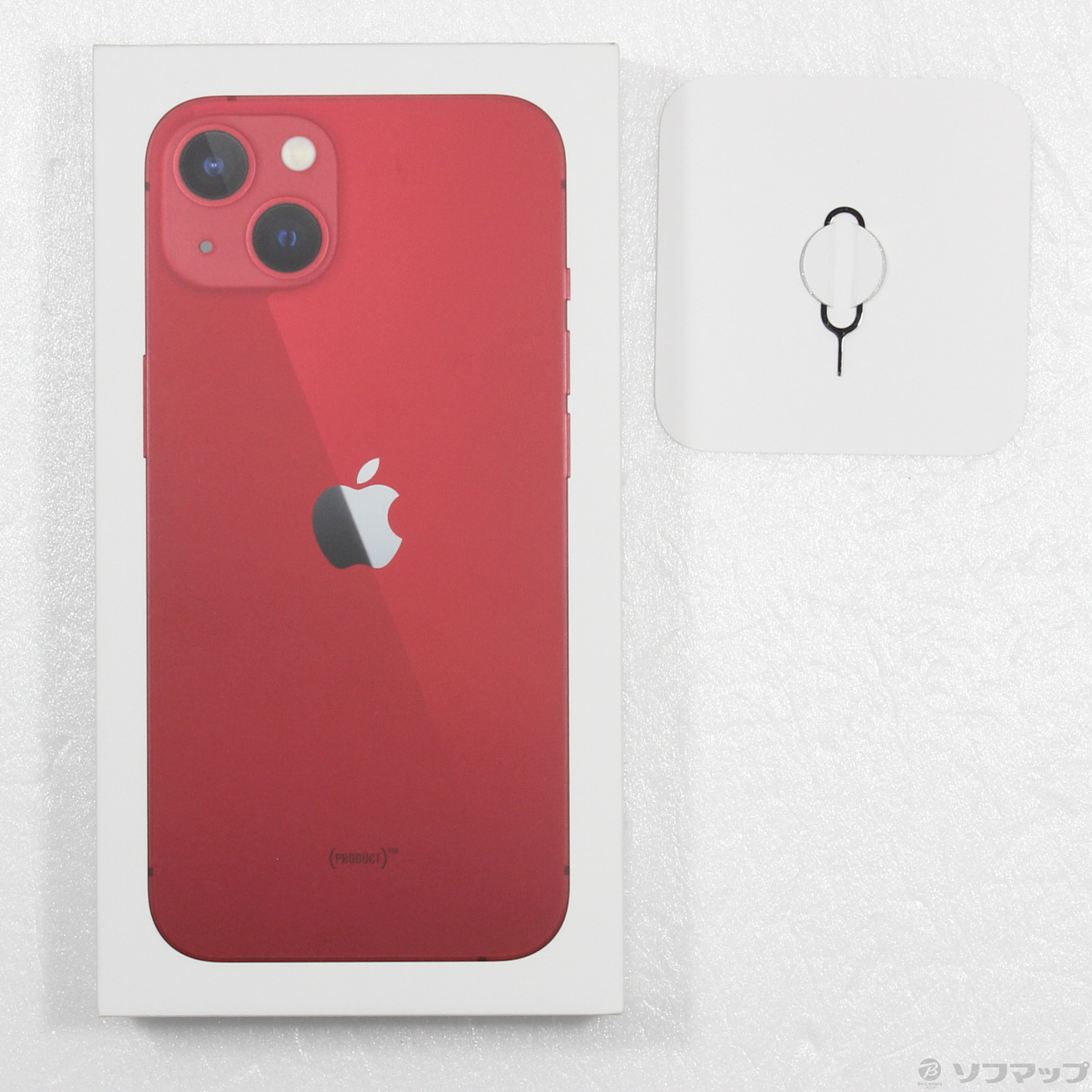 中古】iPhone13 128GB プロダクトレッド MLNF3J／A SIMフリー