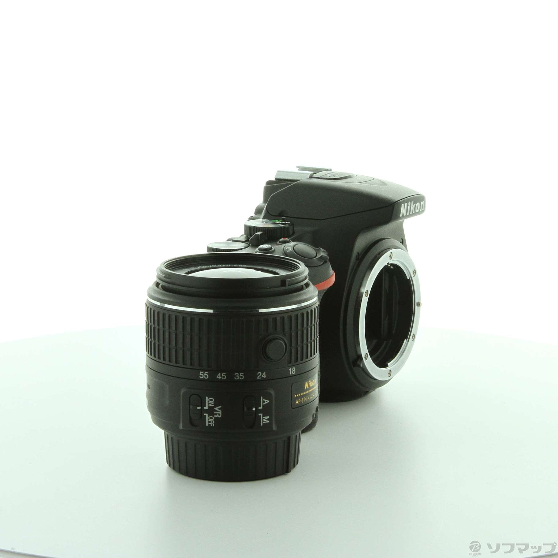 中古品〕 NIKON D5500 18-55 VRII レンズキット ブラック｜の通販は