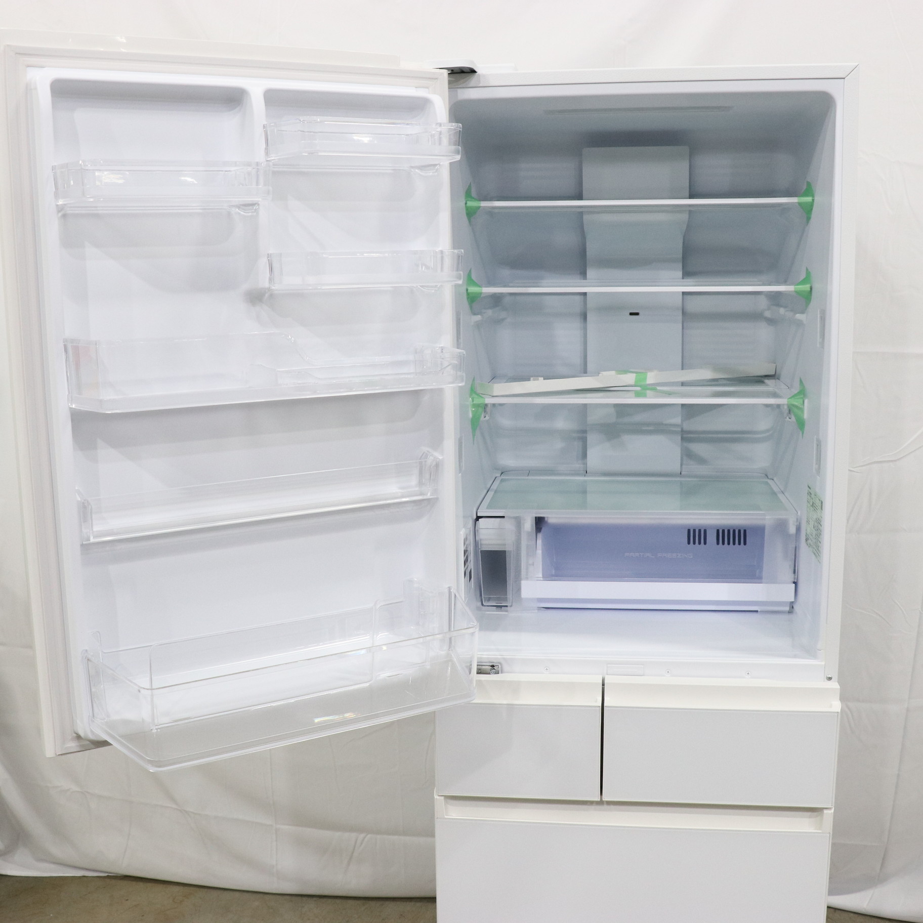 中古】〔展示品〕 冷蔵庫 PXタイプ サテンオフホワイト NR-E459PXL-W 