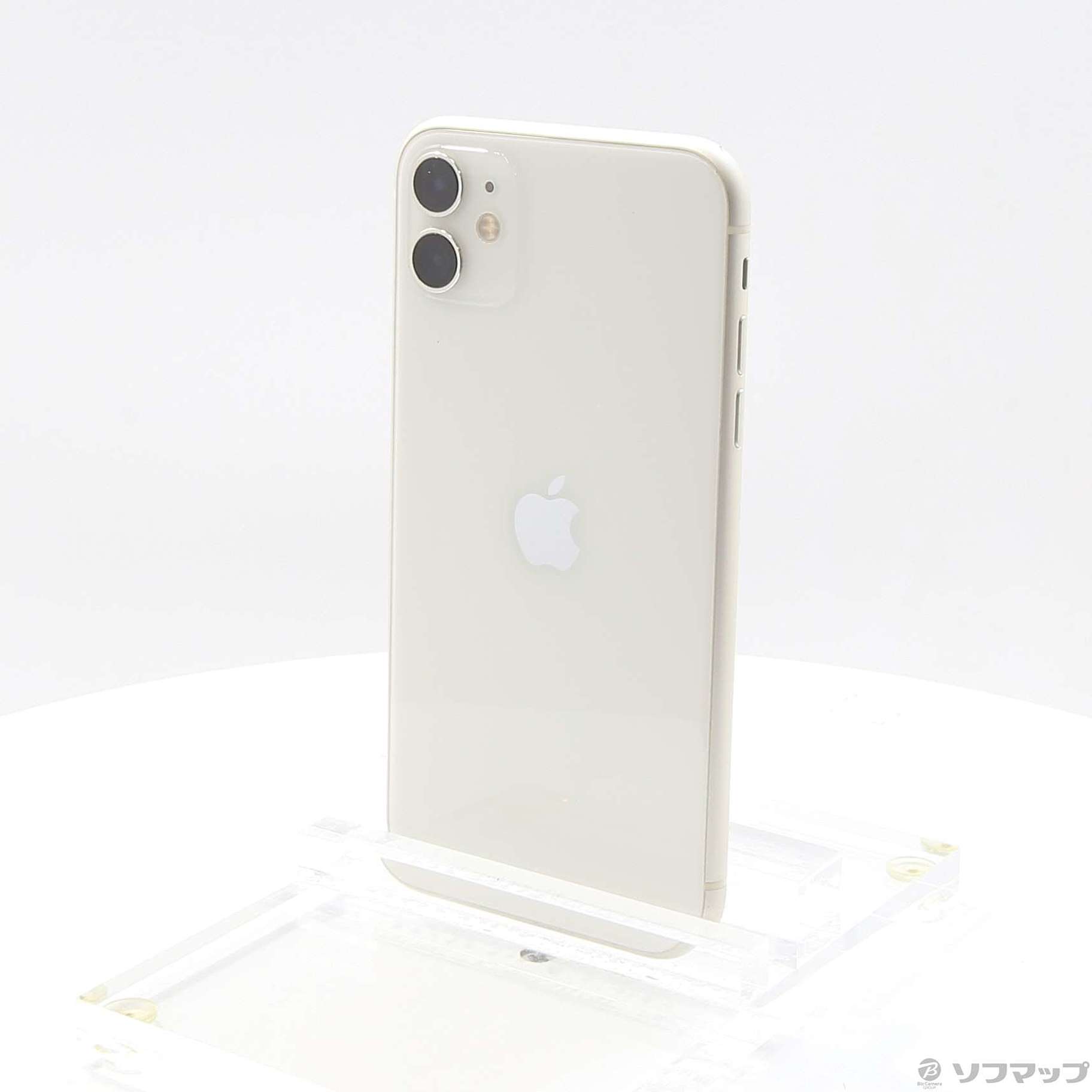 中古】iPhone11 128GB ホワイト MWM22J／A SIMフリー [2133051032121