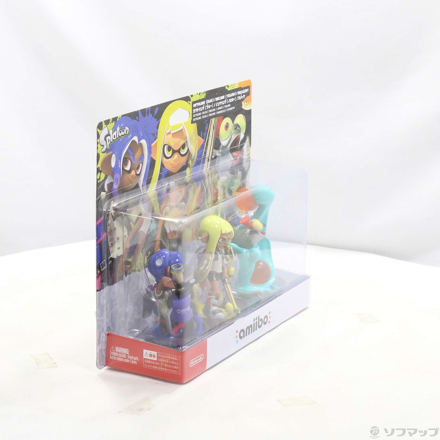 中古】amiibo トリプルセット [インクリング【イエロー】／オクト