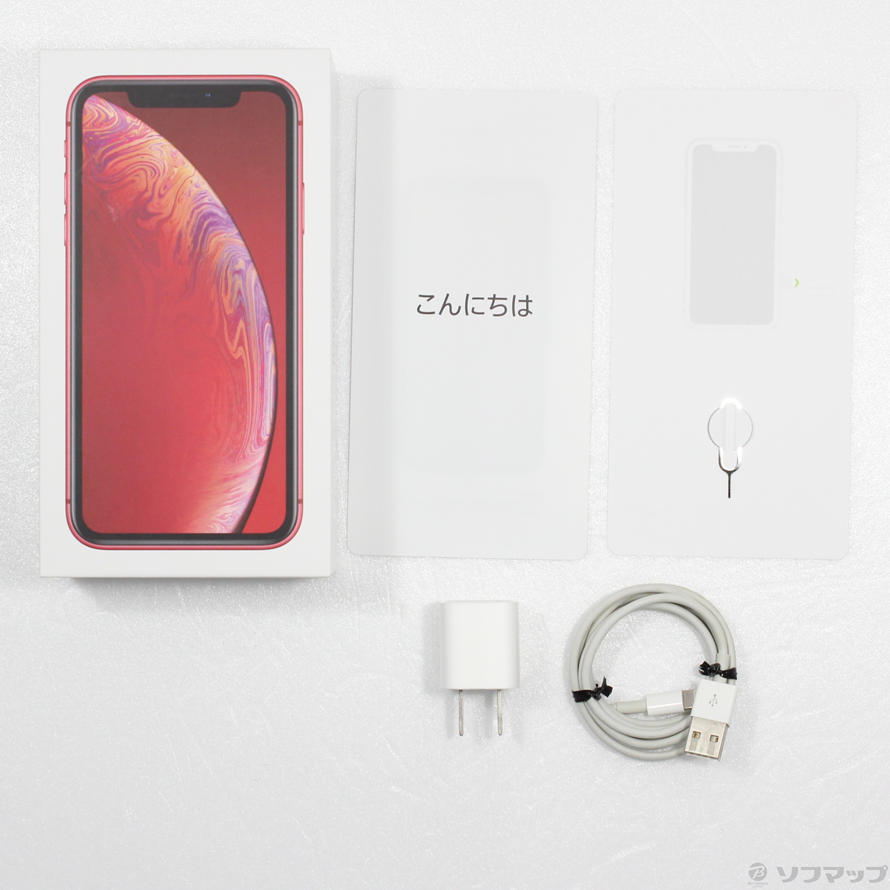 中古】iPhoneXR 64GB プロダクトレッド MT062J／A SIMフリー