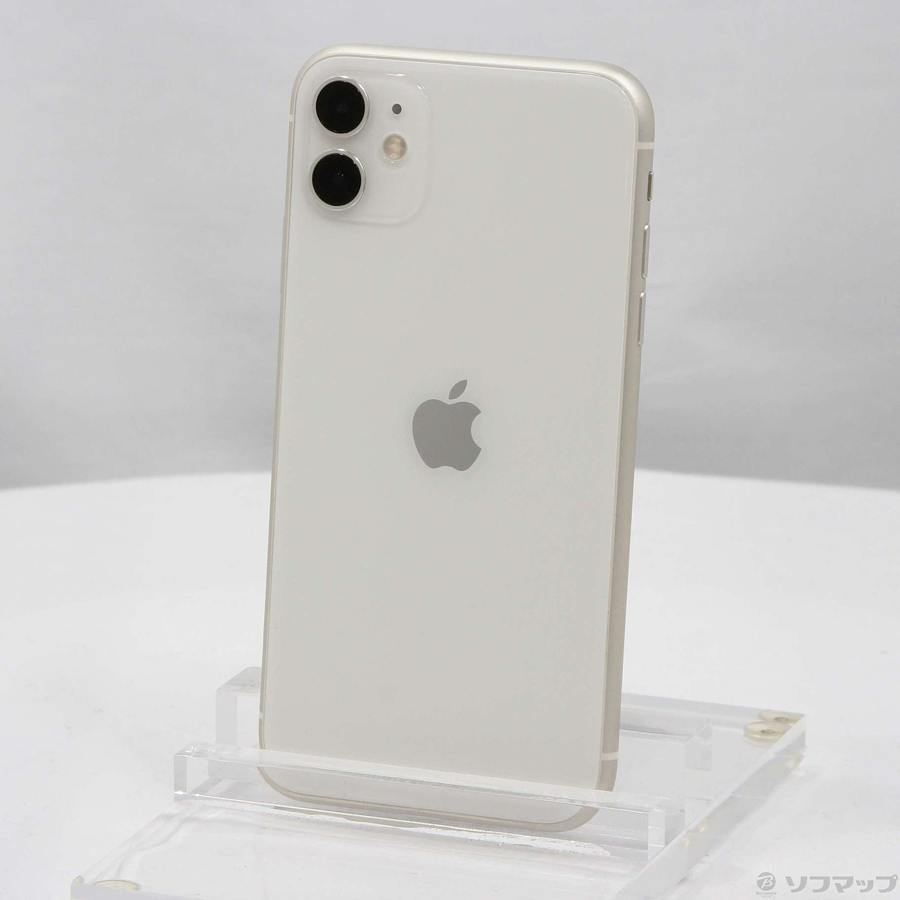 中古】iPhone11 128GB ホワイト MWM22J／A SIMフリー [2133051042724