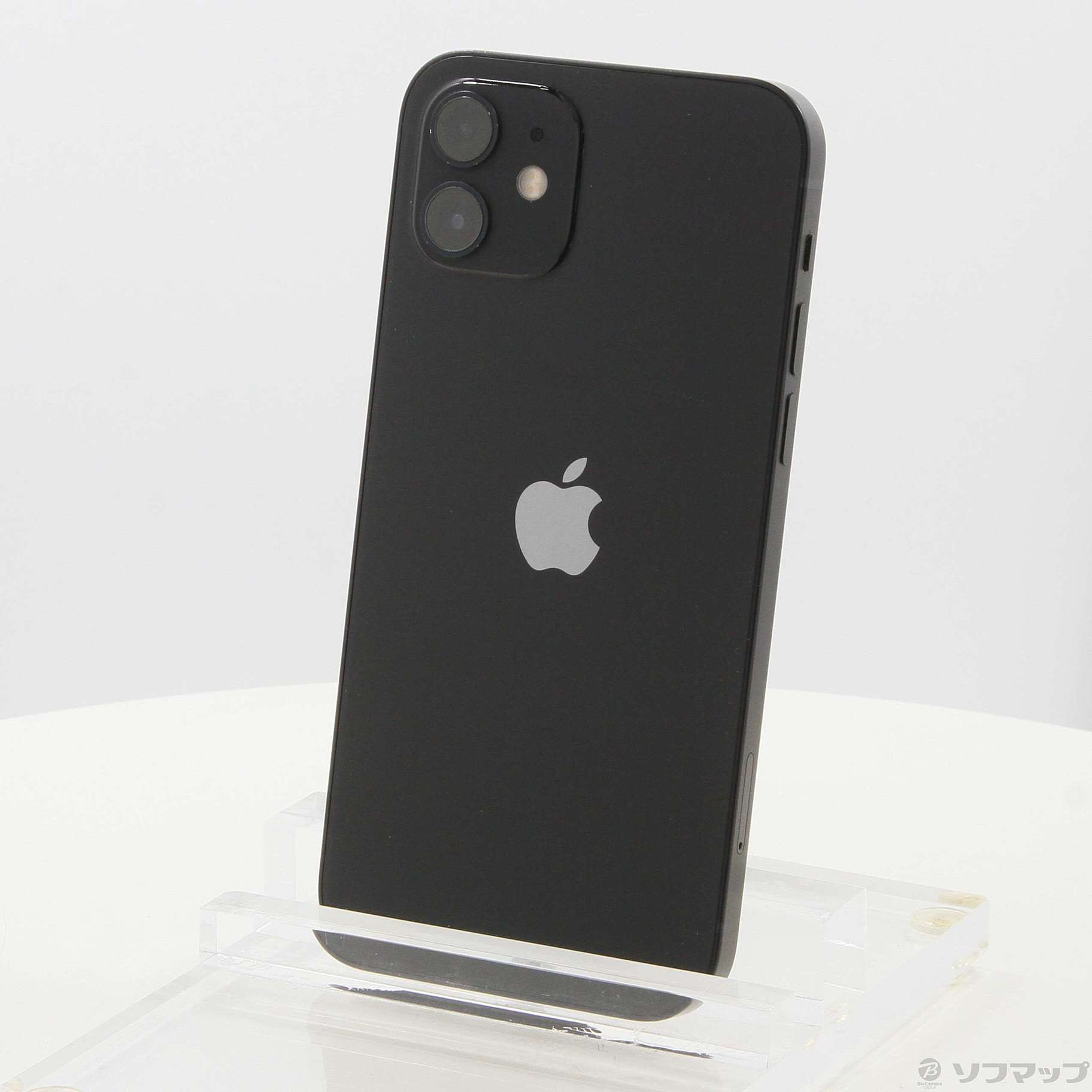 中古】iPhone12 64GB ブラック MGHN3J／A SIMフリー [2133051044223