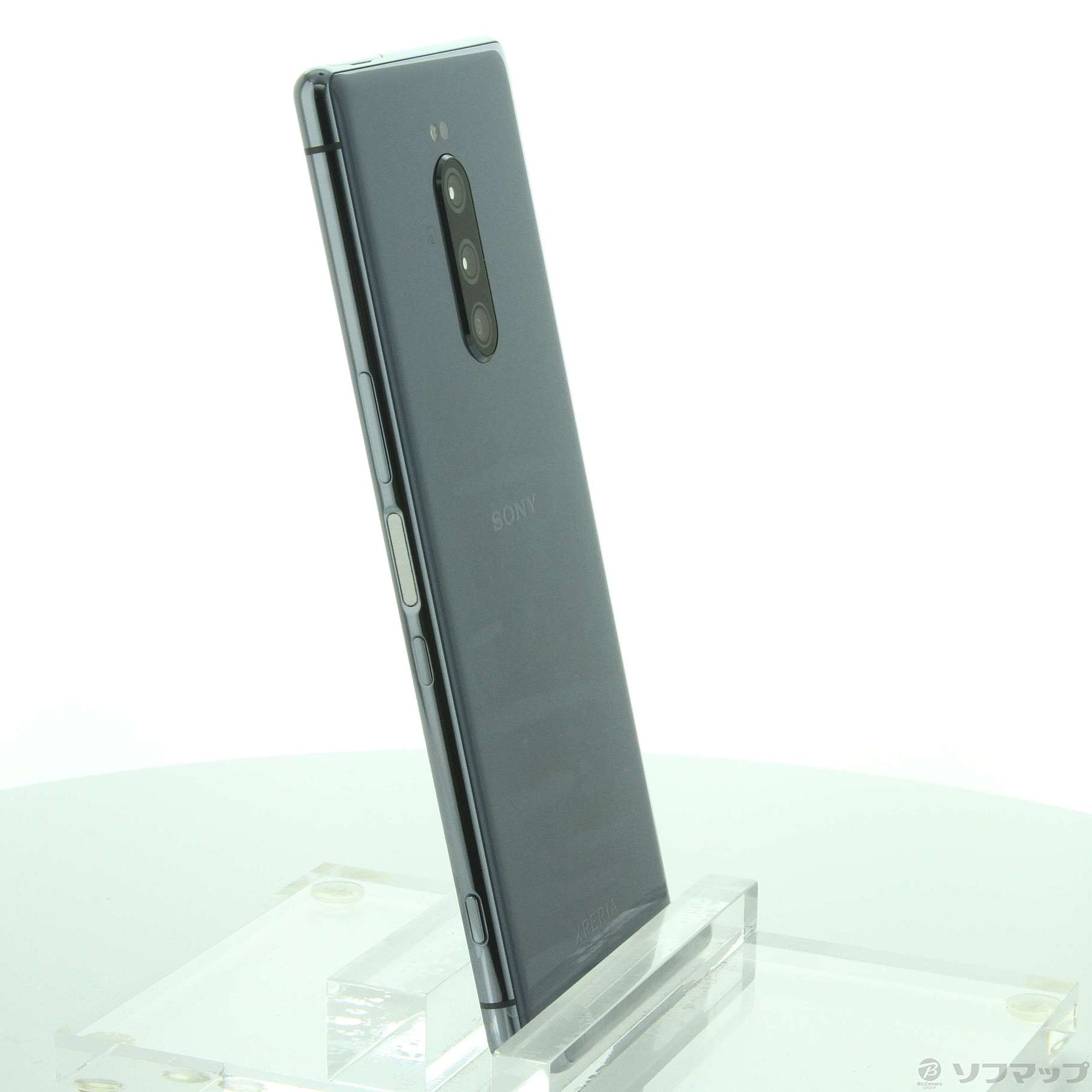 中古】Xperia 1 64GB グレー SOV40 auロック解除SIMフリー