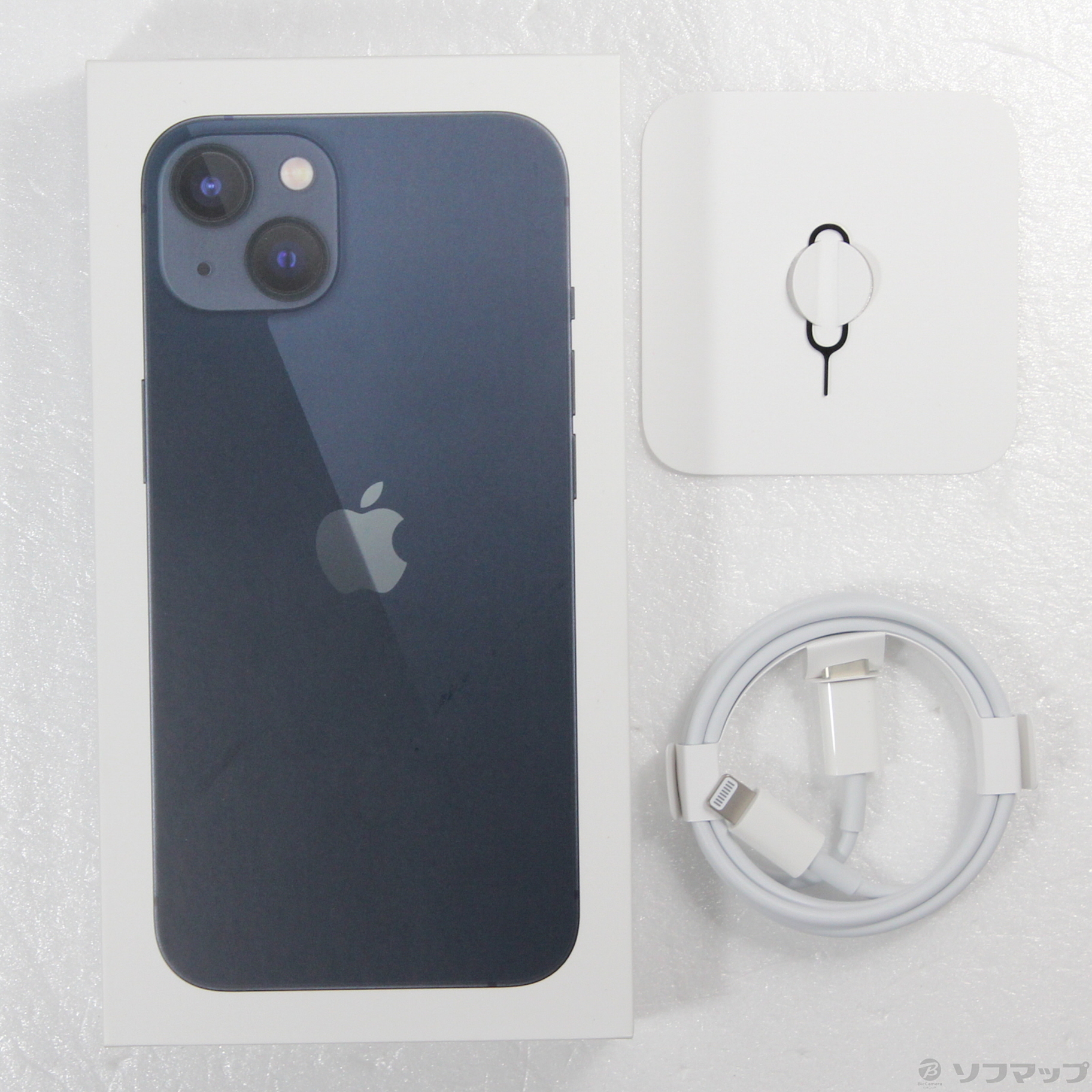 中古】iPhone13 256GB ミッドナイト MLNH3J／A SIMフリー 