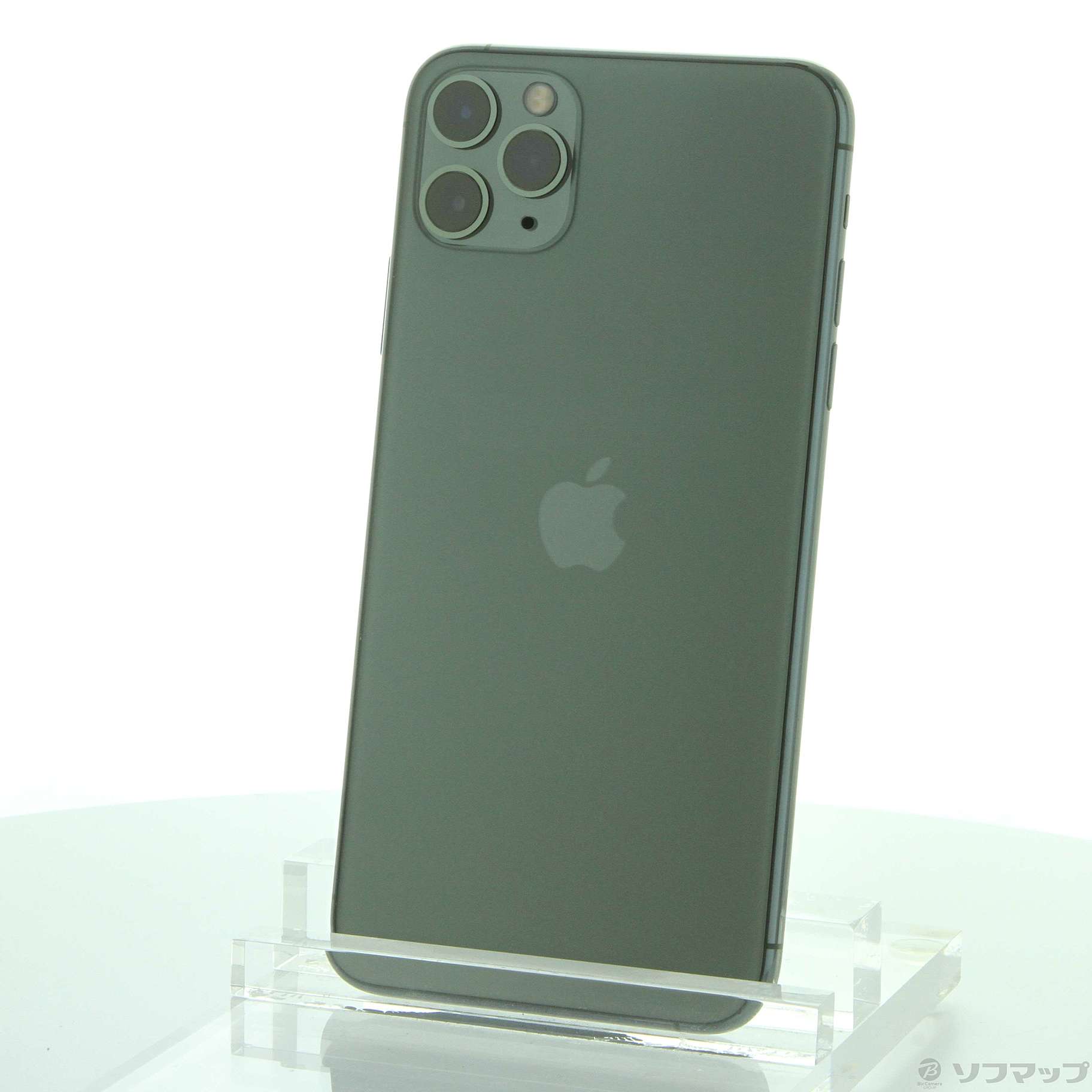 中古】iPhone11 Pro Max 256GB ミッドナイトグリーン NWHM2J／A